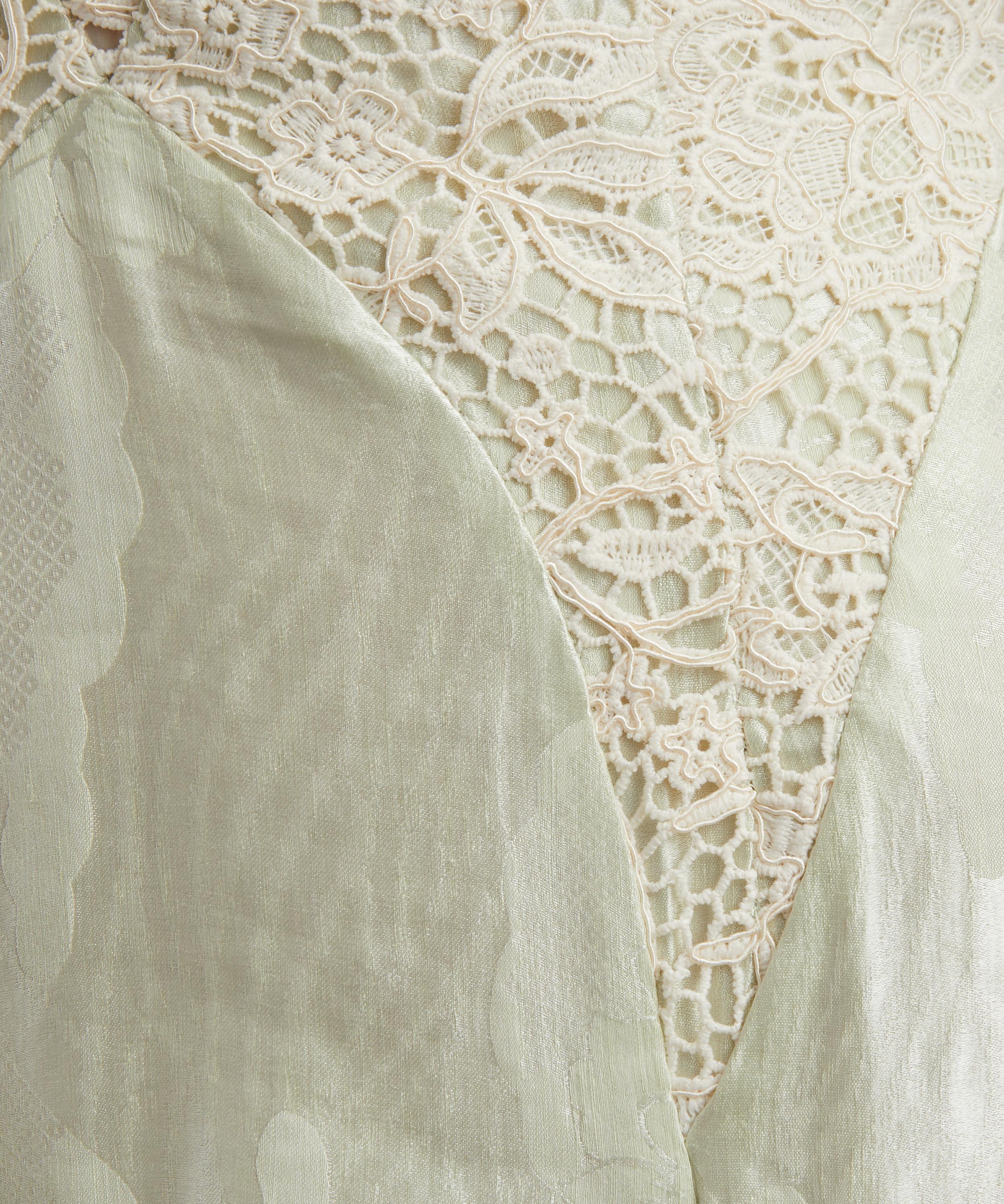 ALÉMAIS - Apollonia Pistachio Slip Dress image number 4