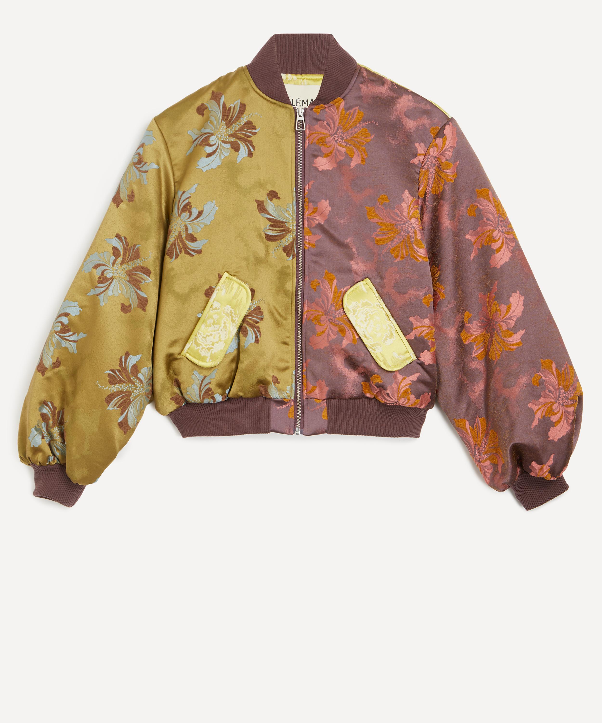 ALÉMAIS - Adrianna Jacquard Bomber Jacket image number 0