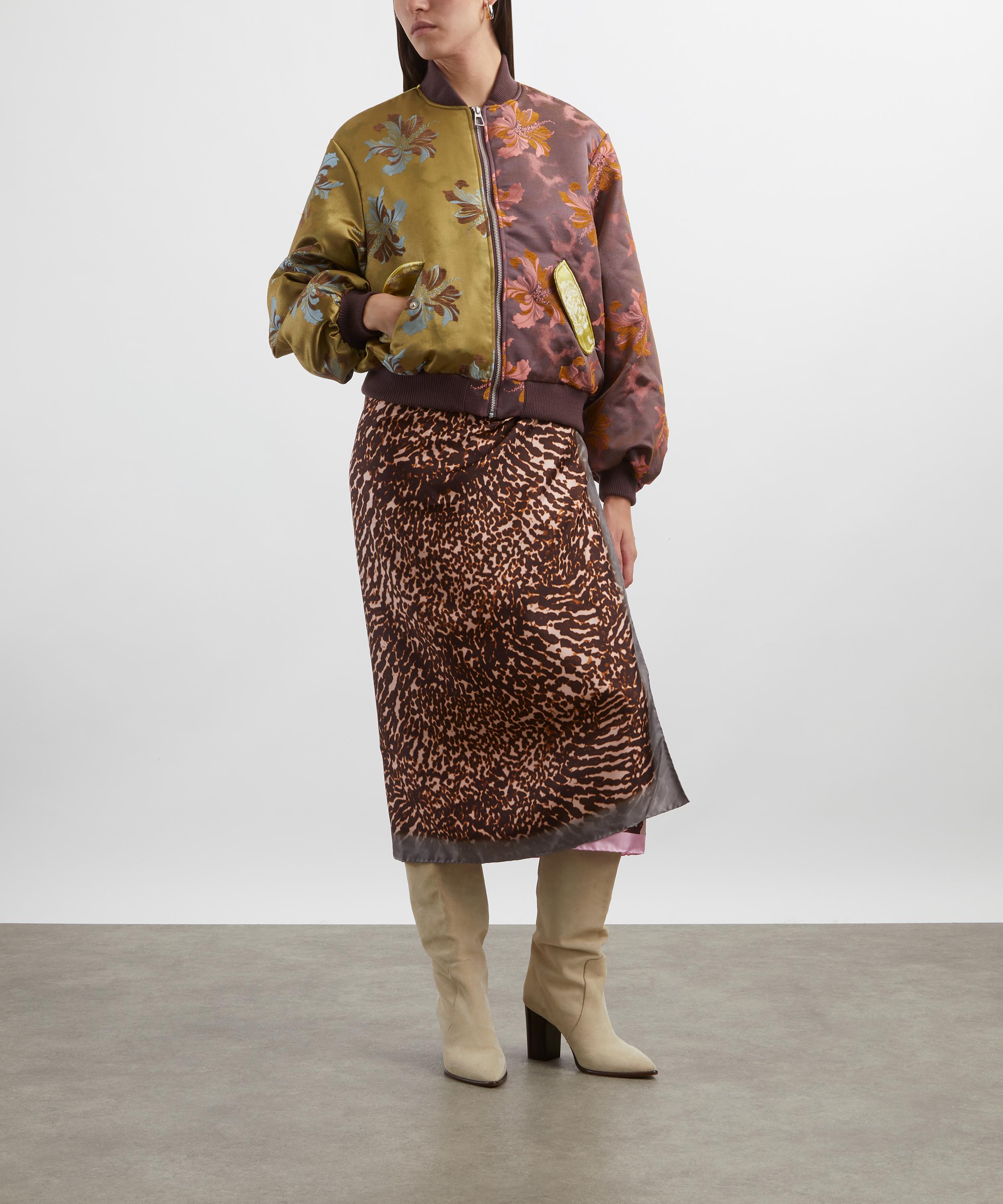 ALÉMAIS - Adrianna Jacquard Bomber Jacket image number 1