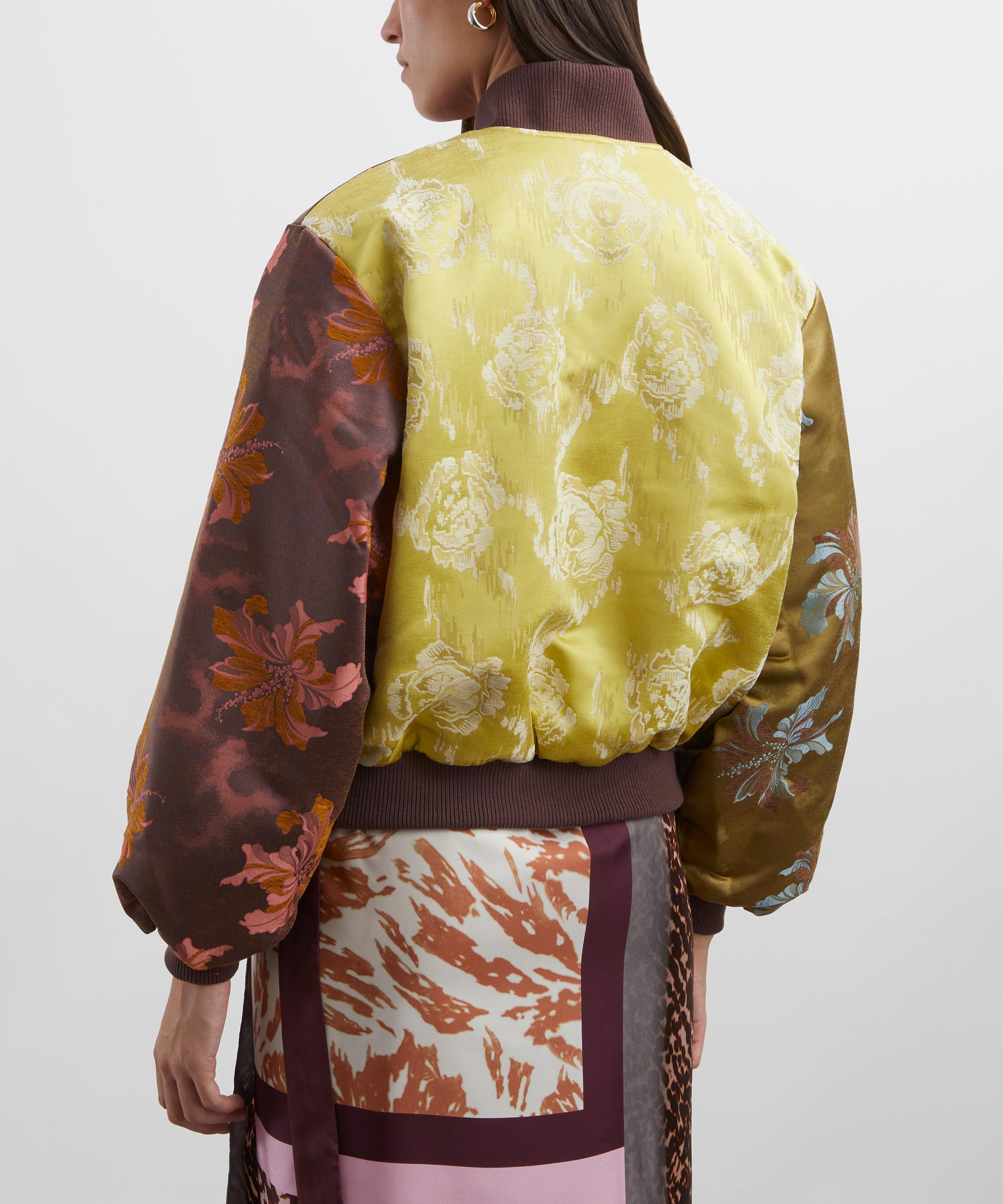 ALÉMAIS - Adrianna Jacquard Bomber Jacket image number 3