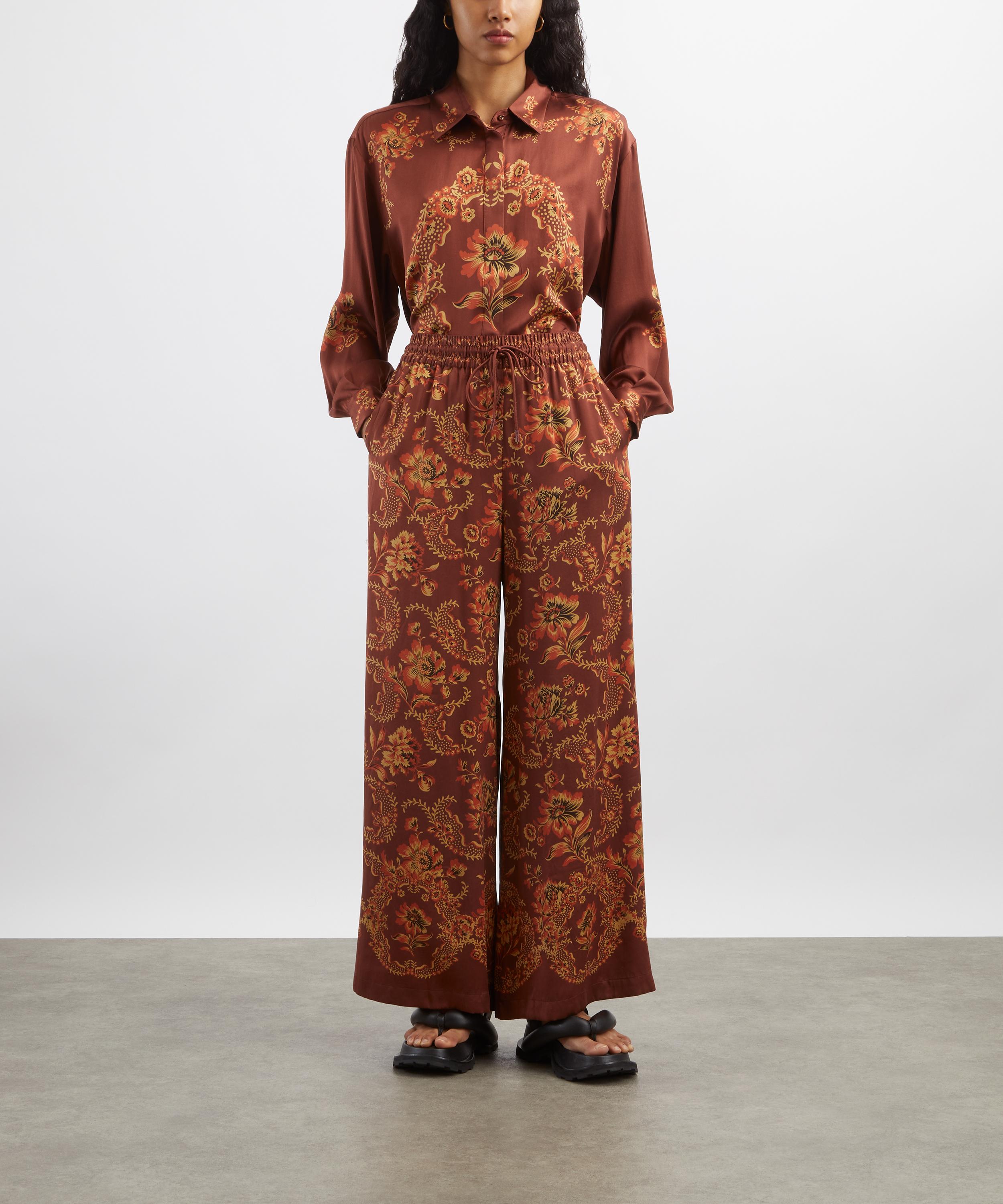 ALÉMAIS - Seraphina Silk Jogger Trousers image number 1