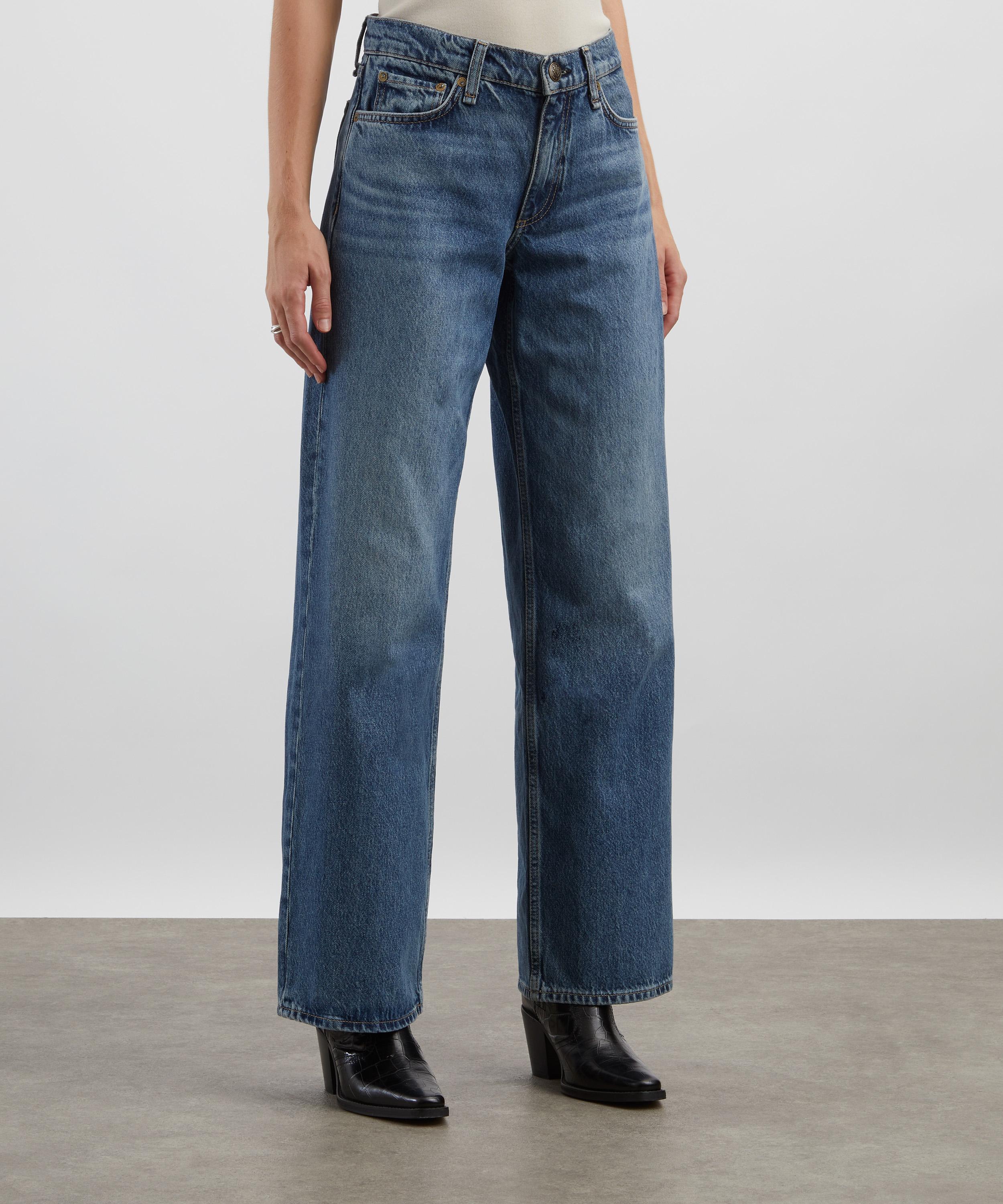 Rag & Bone - Saige Relaxed Straight Jeans in Echo image number 2
