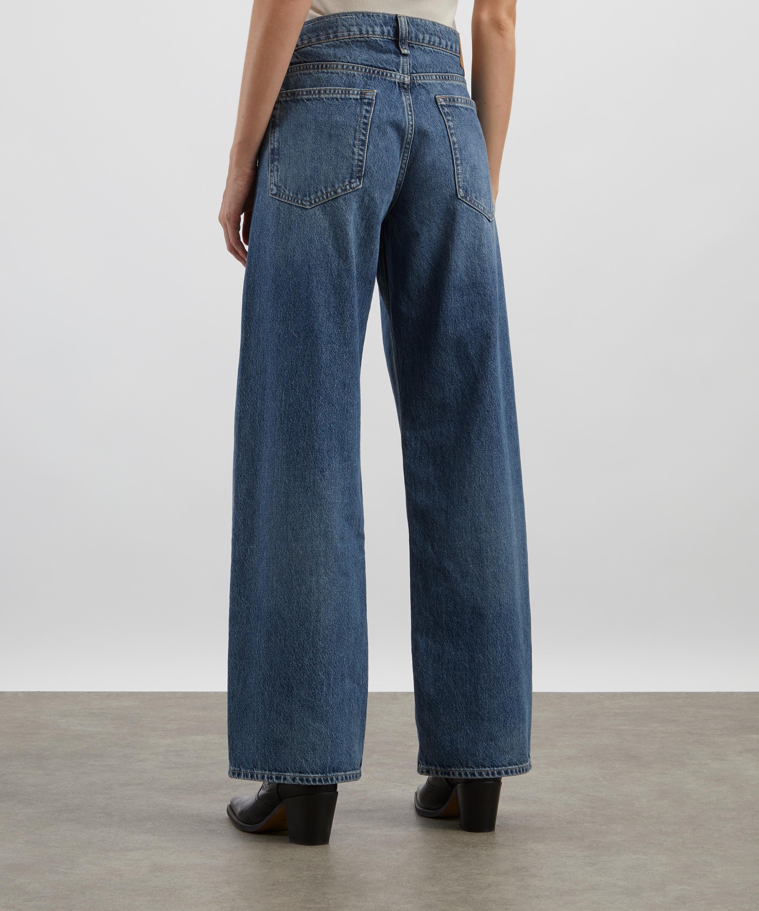 Rag & Bone - Saige Relaxed Straight Jeans in Echo image number 3