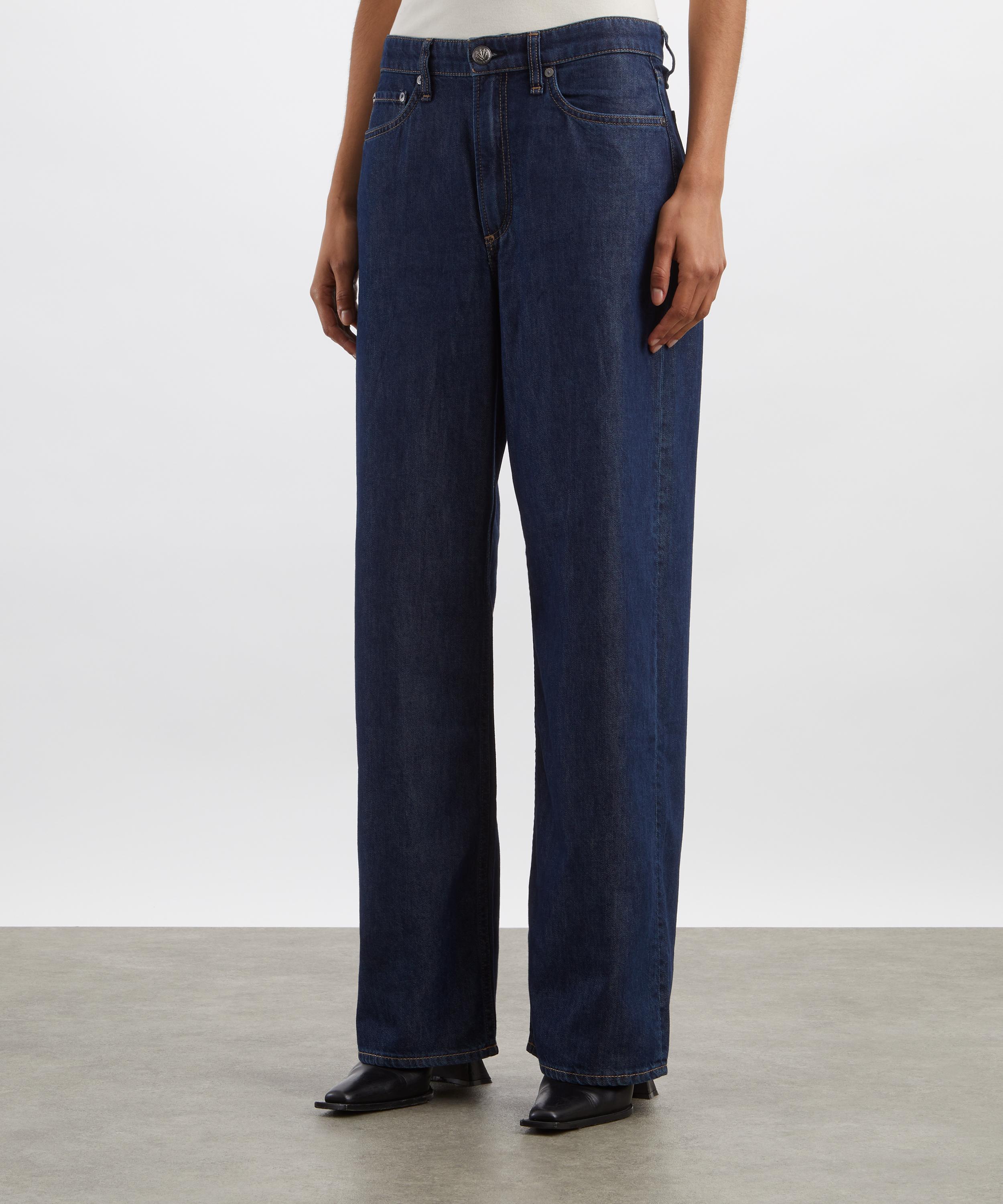 Rag & Bone - Featherweight Logan Wide-Leg Jeans in Wellbrook image number 2