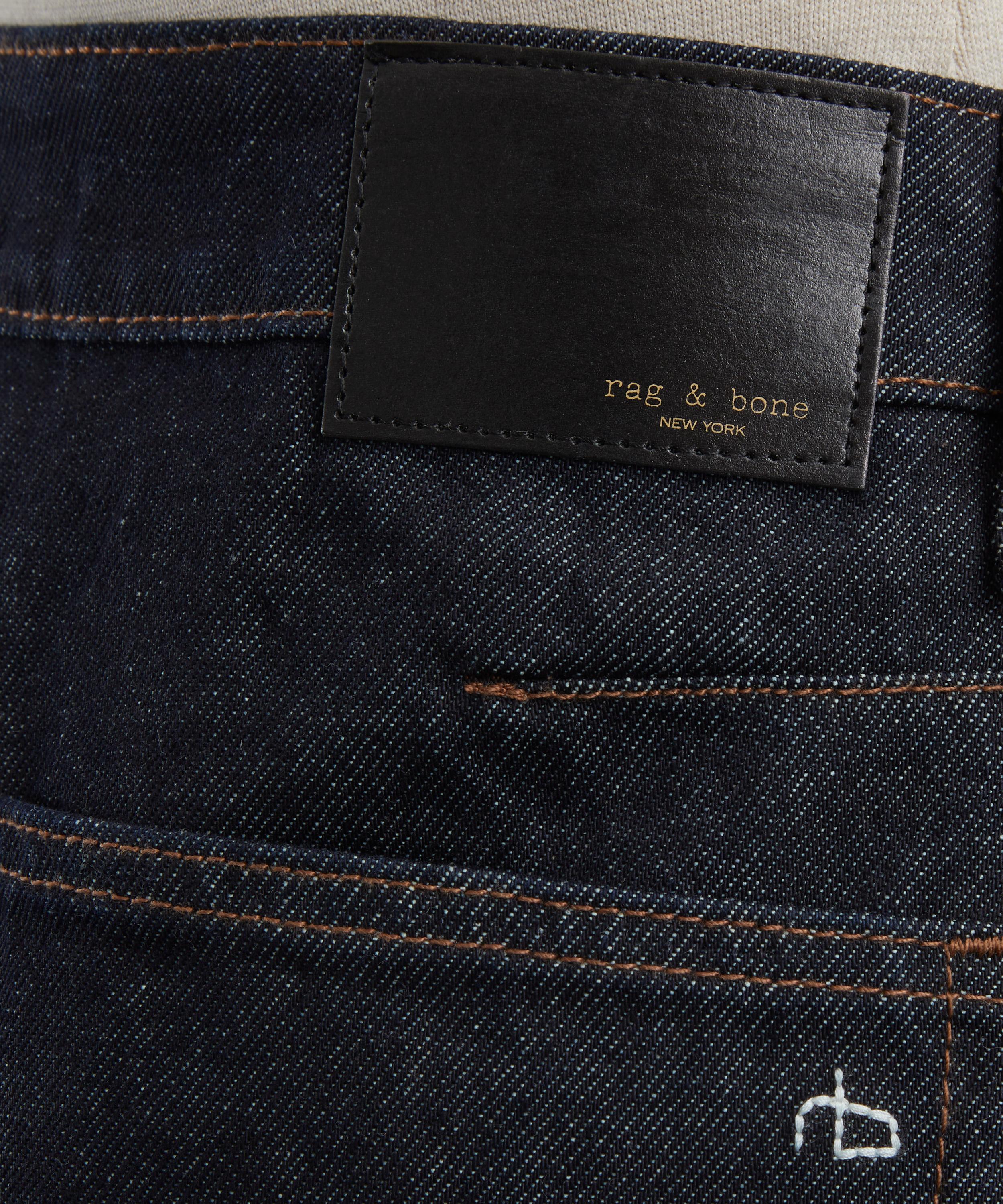 Rag & Bone - Charlie Ankle-Length Barrel Jeans in Twitri image number 4