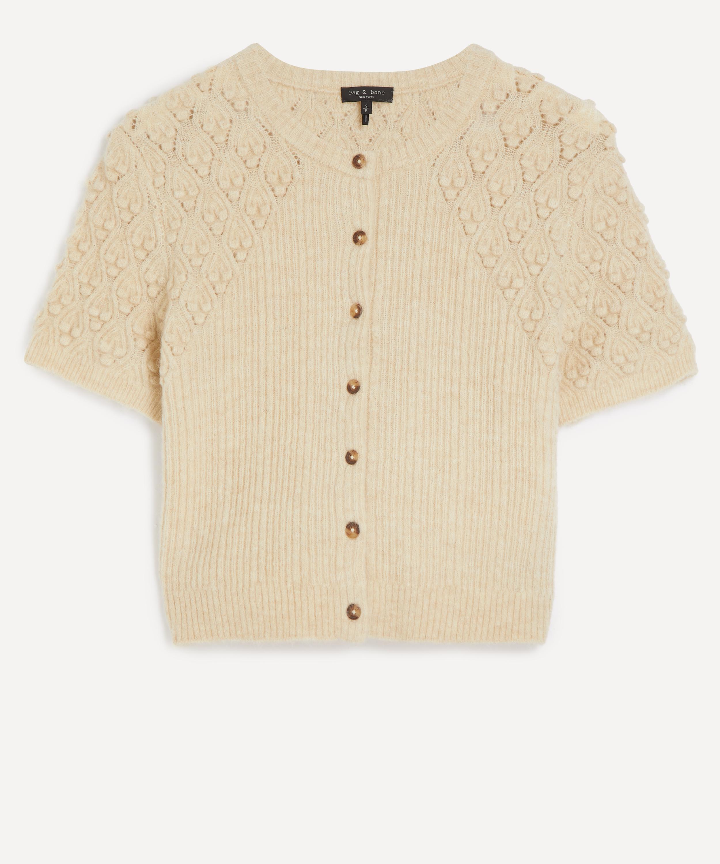 Rag & Bone - Sierra Textured Short-Sleeve Cardigan