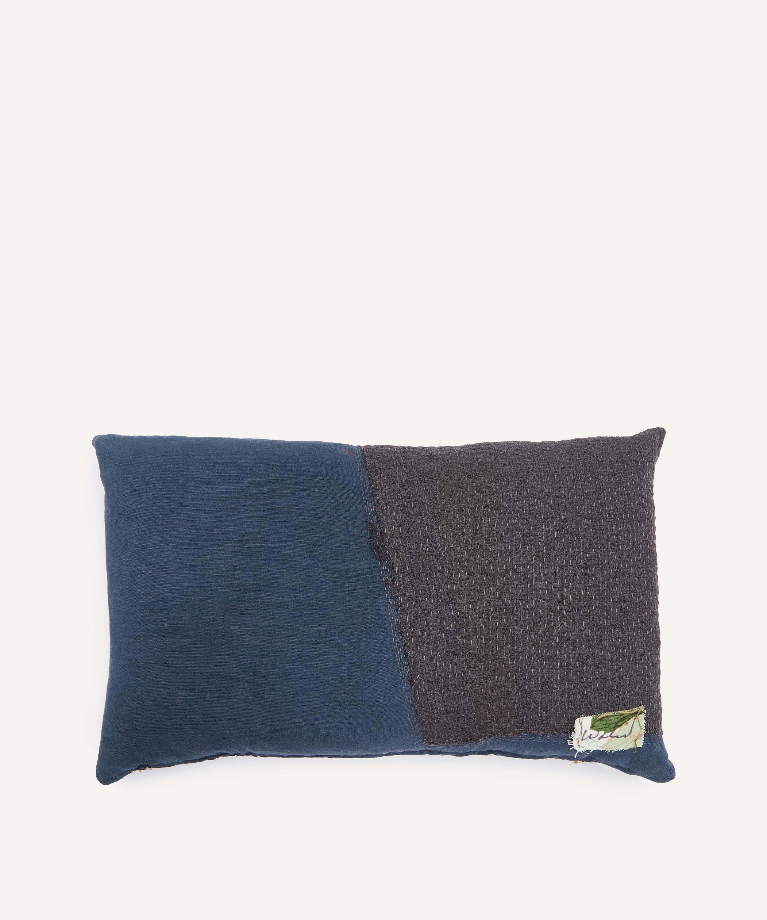 By Walid - Antique Floral Textile Cushion 1429 image number 1