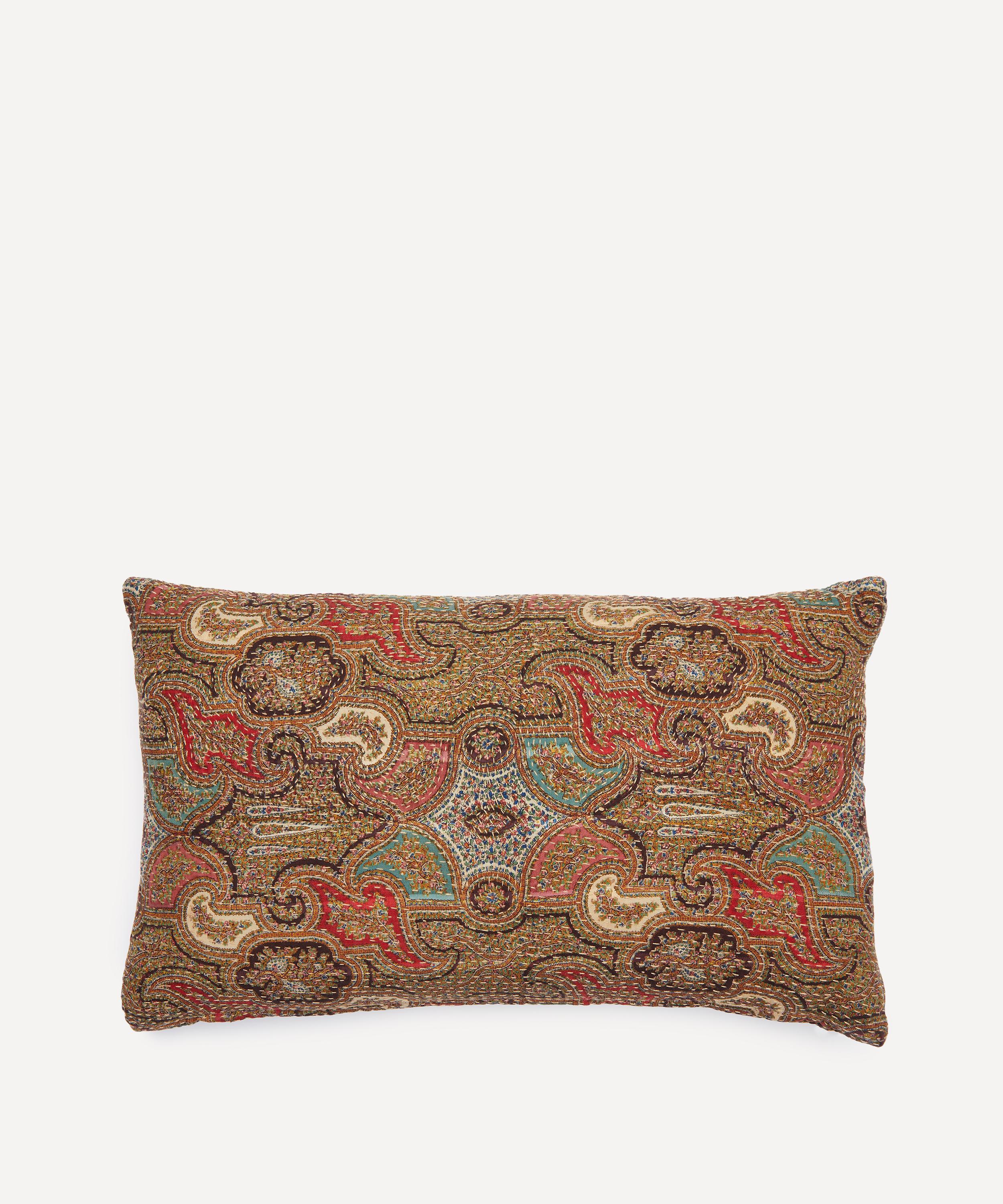 By Walid - Antique Paisley Textile Cushion 1383 image number 0
