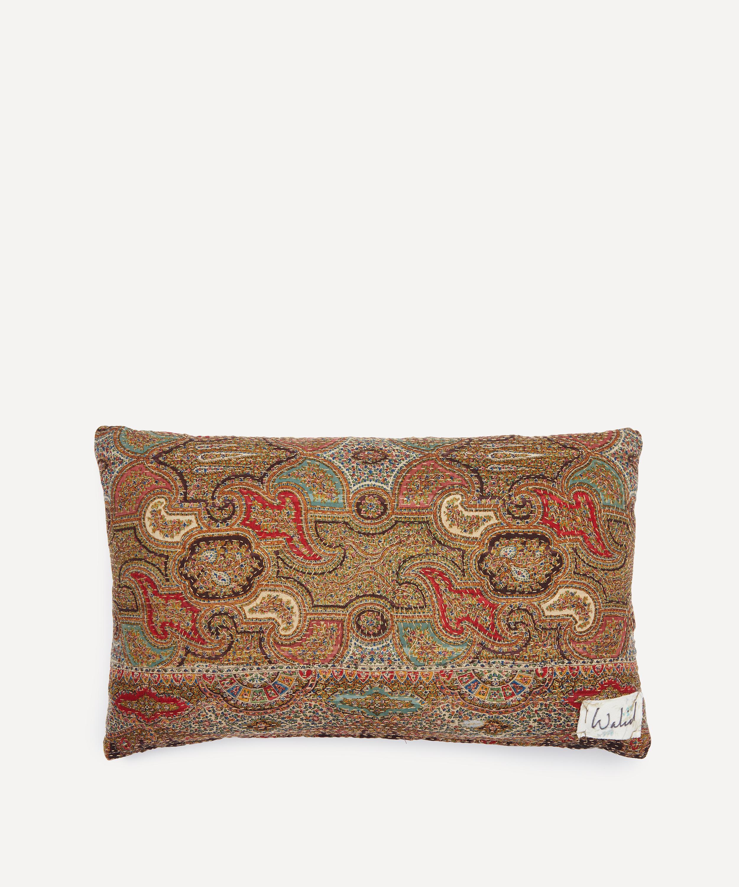 By Walid - Antique Paisley Textile Cushion 1383 image number 1