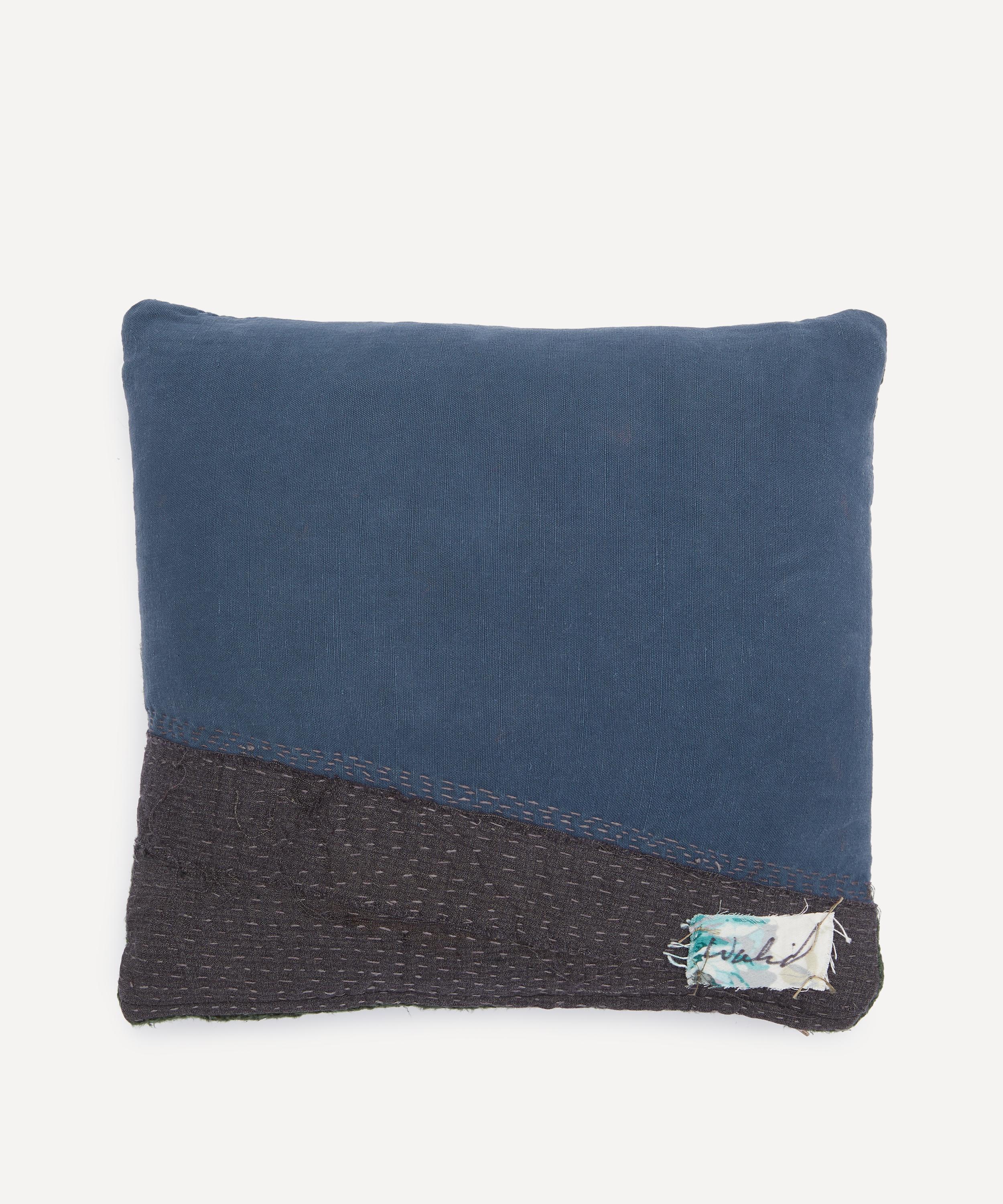 By Walid - Antique Floral Textile Cushion 1418 image number 1