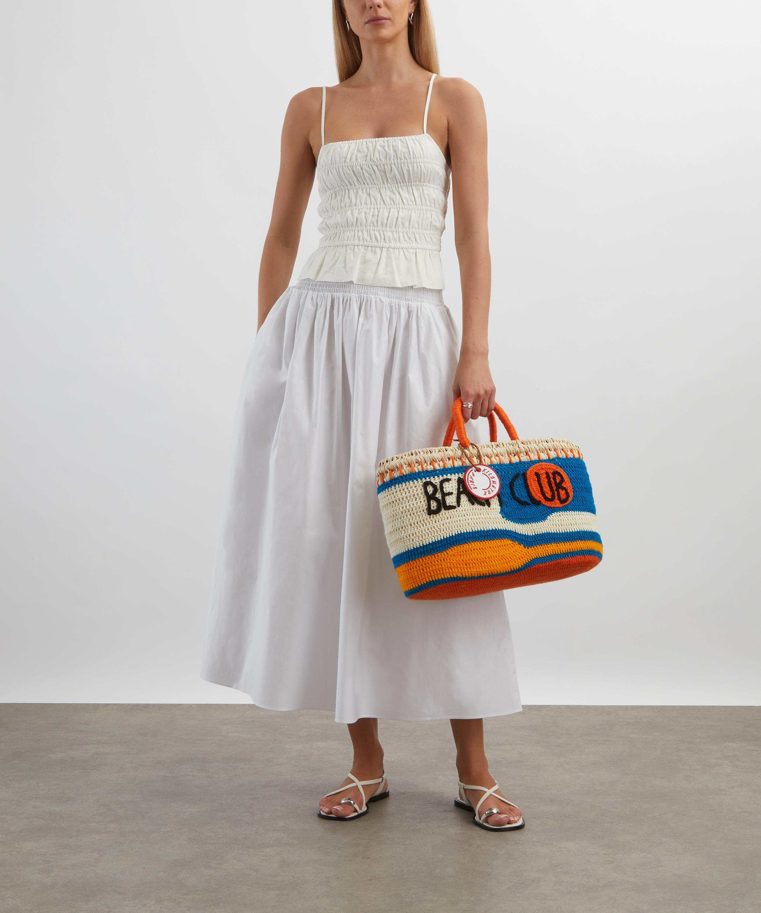 Solid & Striped - White Noreen Maxi Skirt image number 1