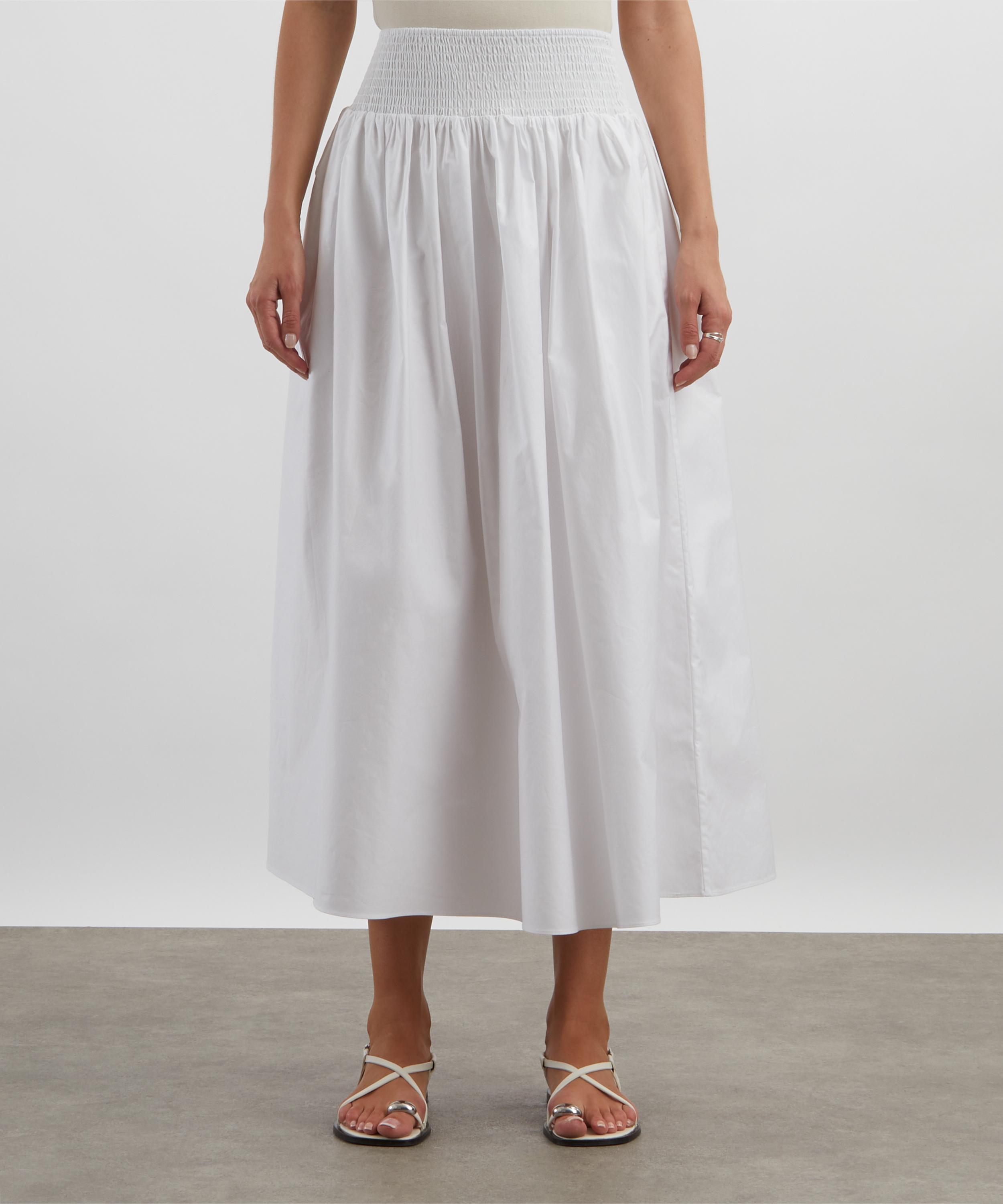 Solid & Striped - White Noreen Maxi Skirt image number 2