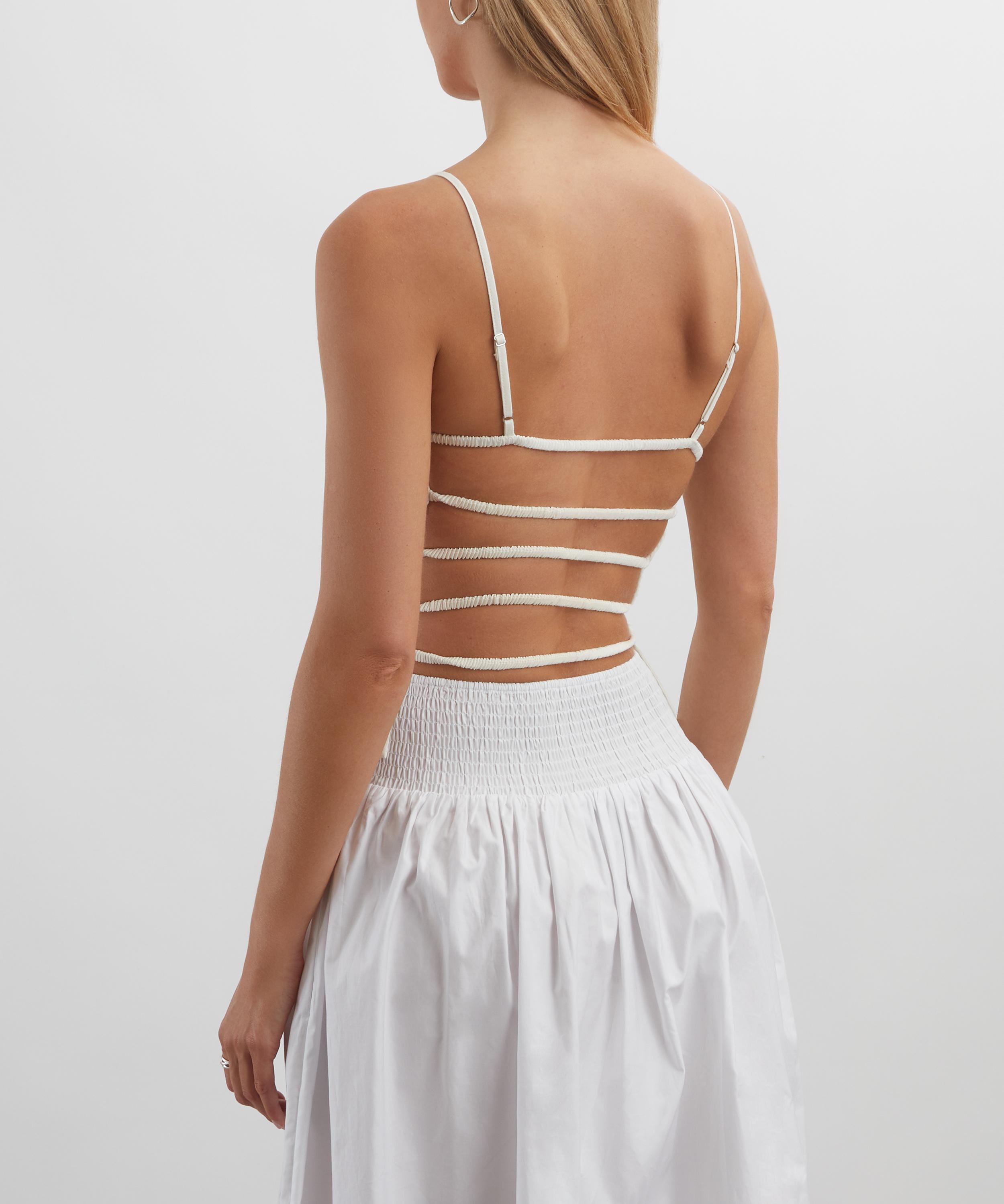 Solid & Striped - White Delta Top image number 3