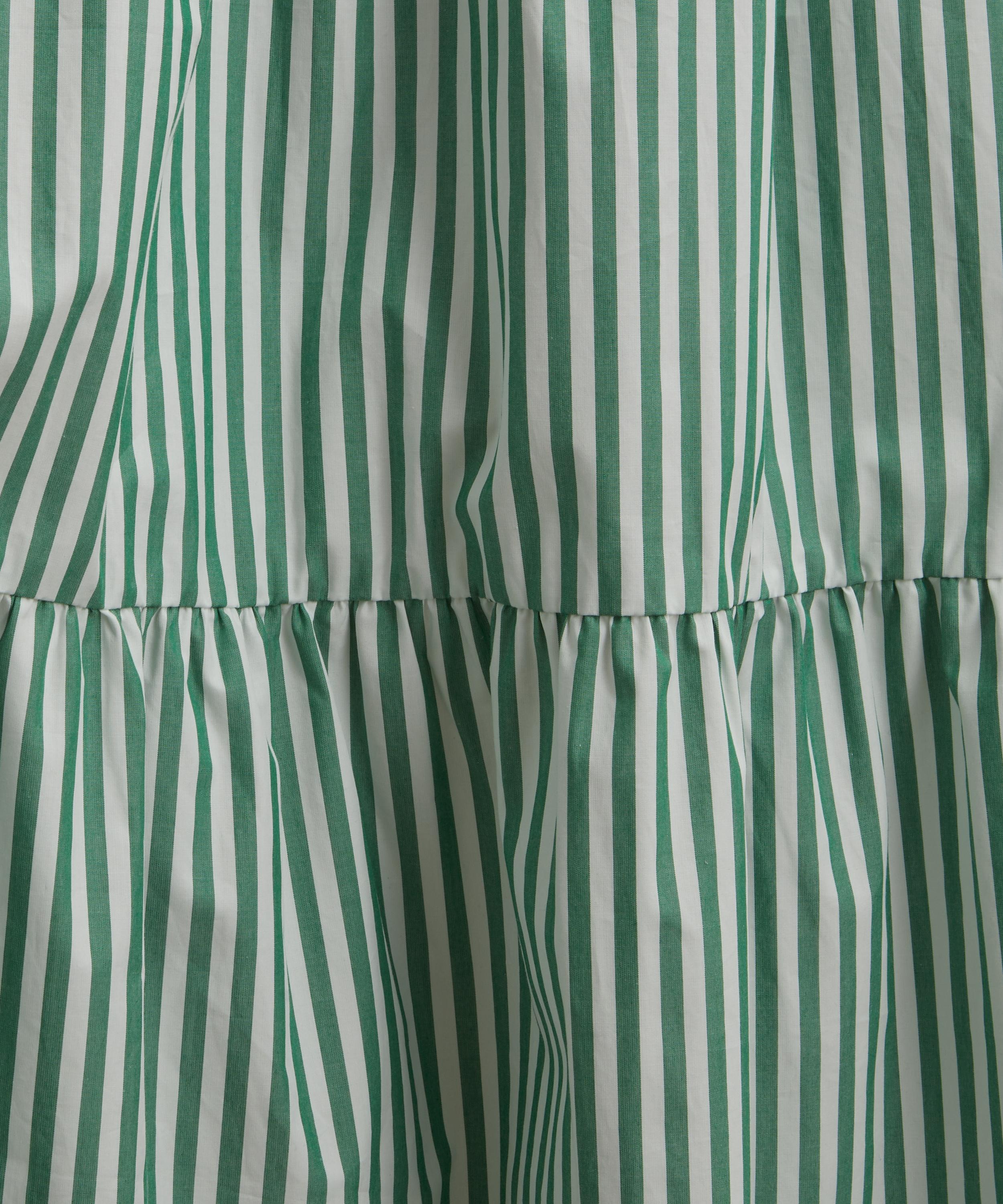 Solid & Striped - Green-White Stripe Jodie Maxi Dress image number 4