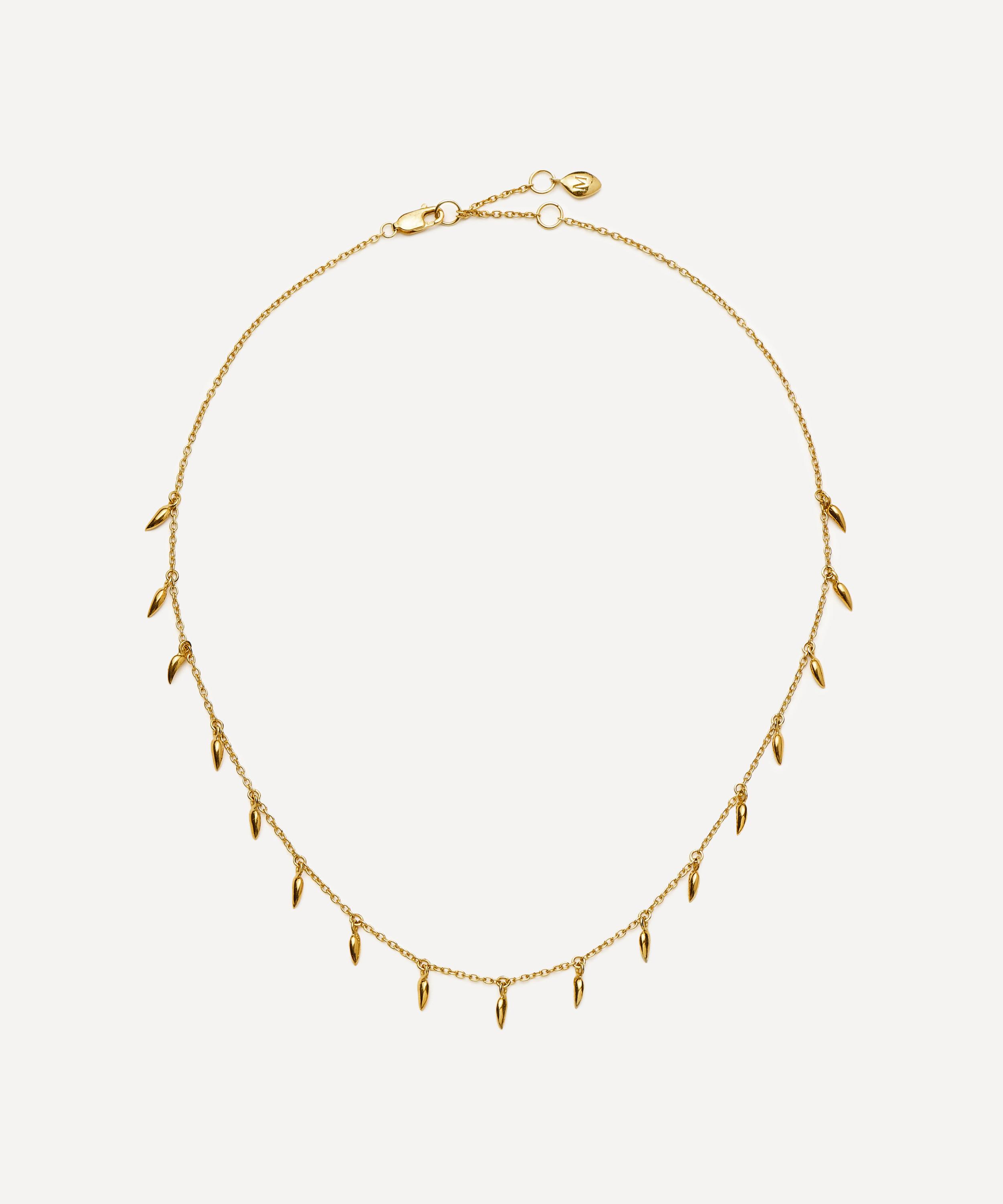 Missoma - 18ct Gold-Plated Vermeil Silver Lucy Williams Mini Fang Necklace image number 0