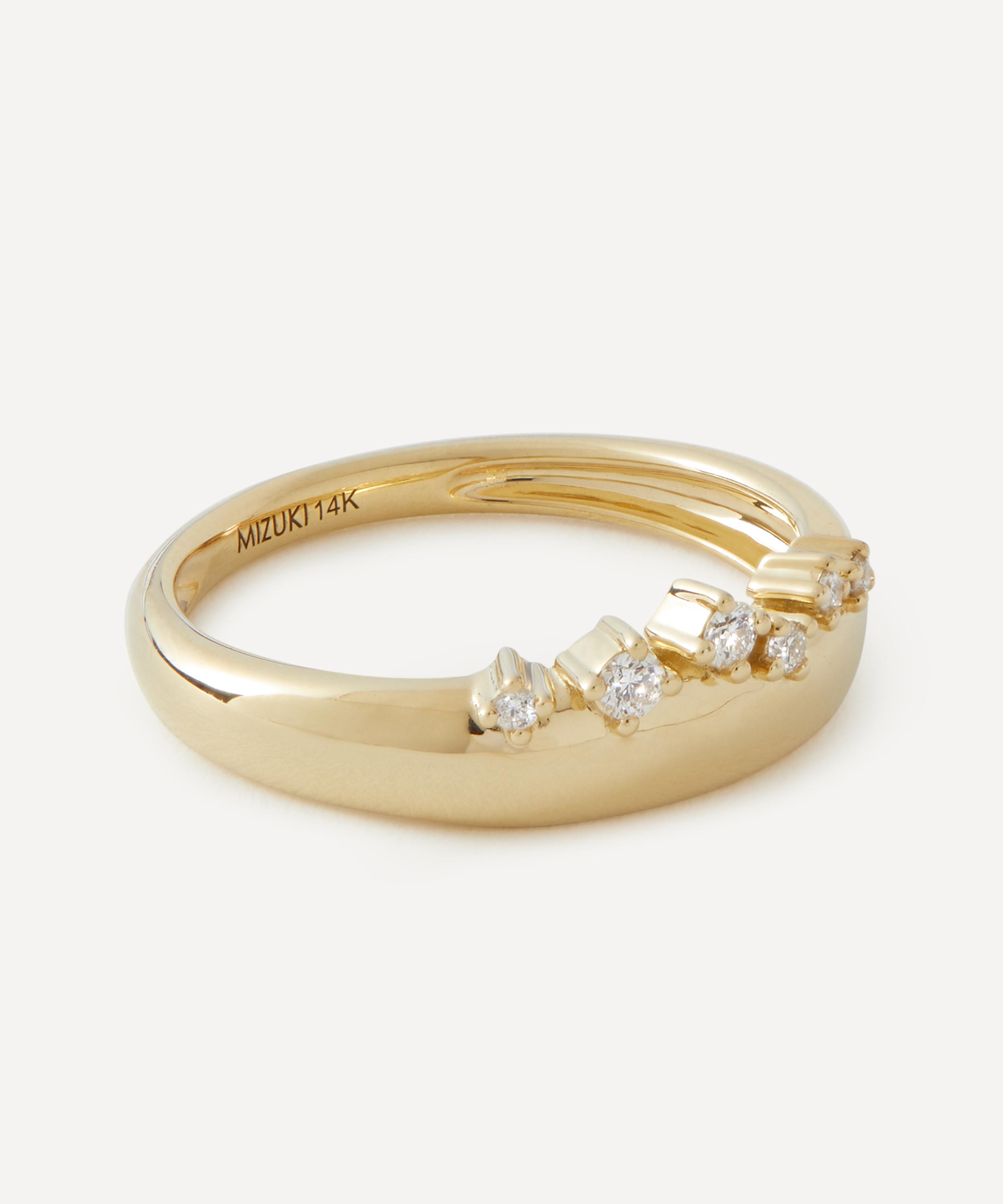 Mizuki - 14ct Gold Sea of Beauty Mirage Diamond Ring image number 1