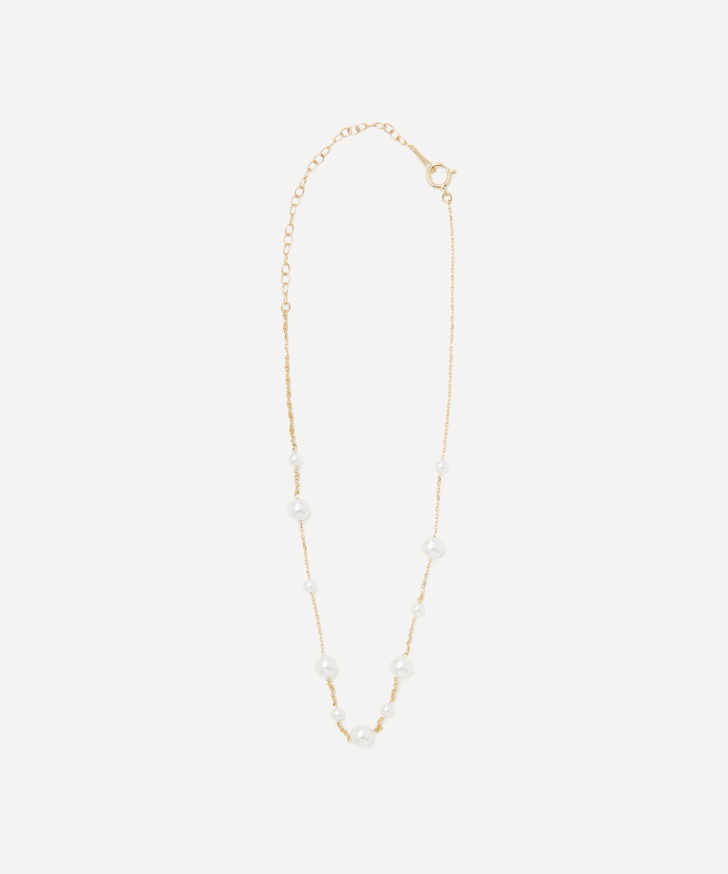 Mizuki - 14ct Gold Sea of Beauty Pearl Chain Necklace