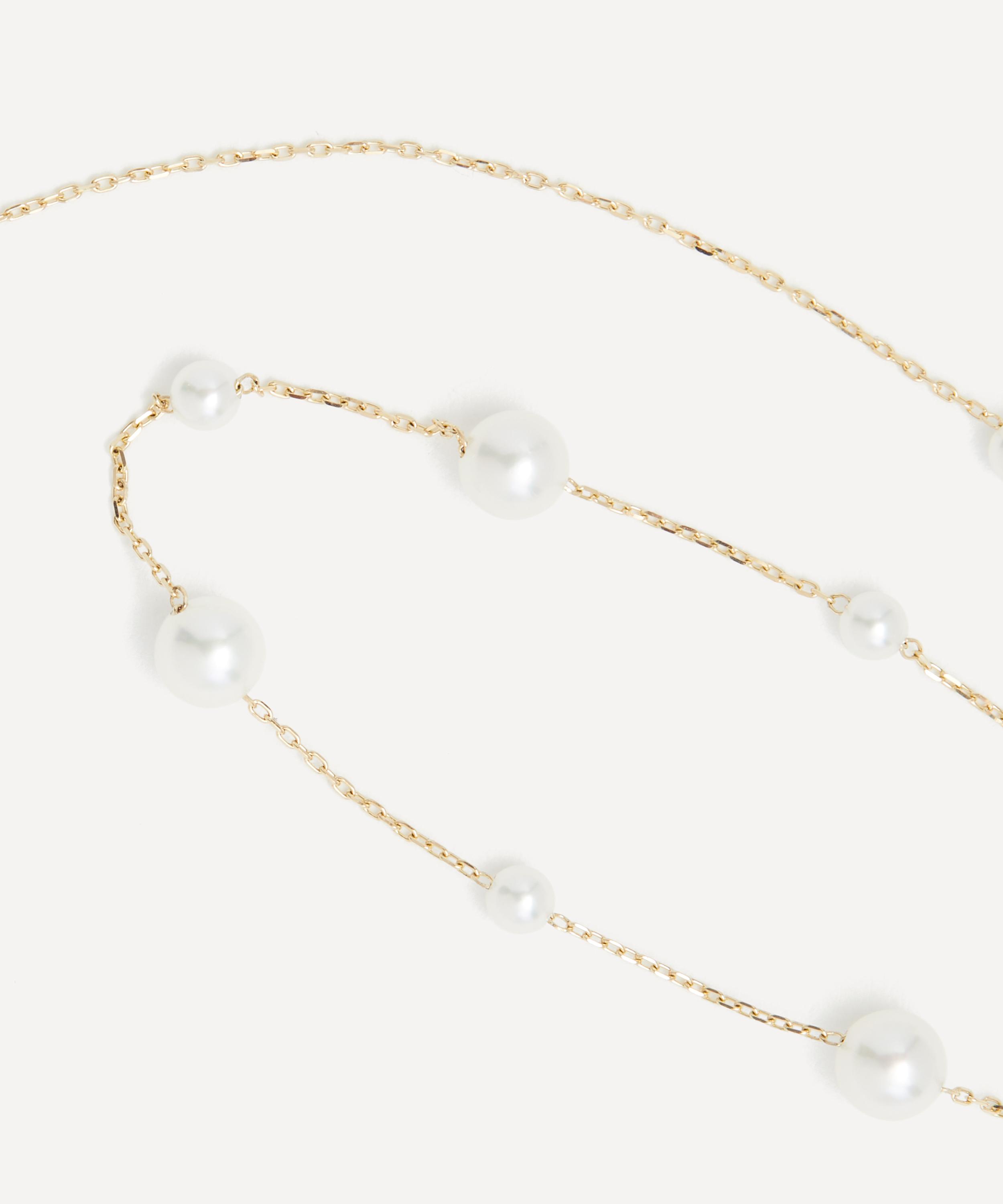 Mizuki - 14ct Gold Sea of Beauty Pearl Chain Necklace image number 1