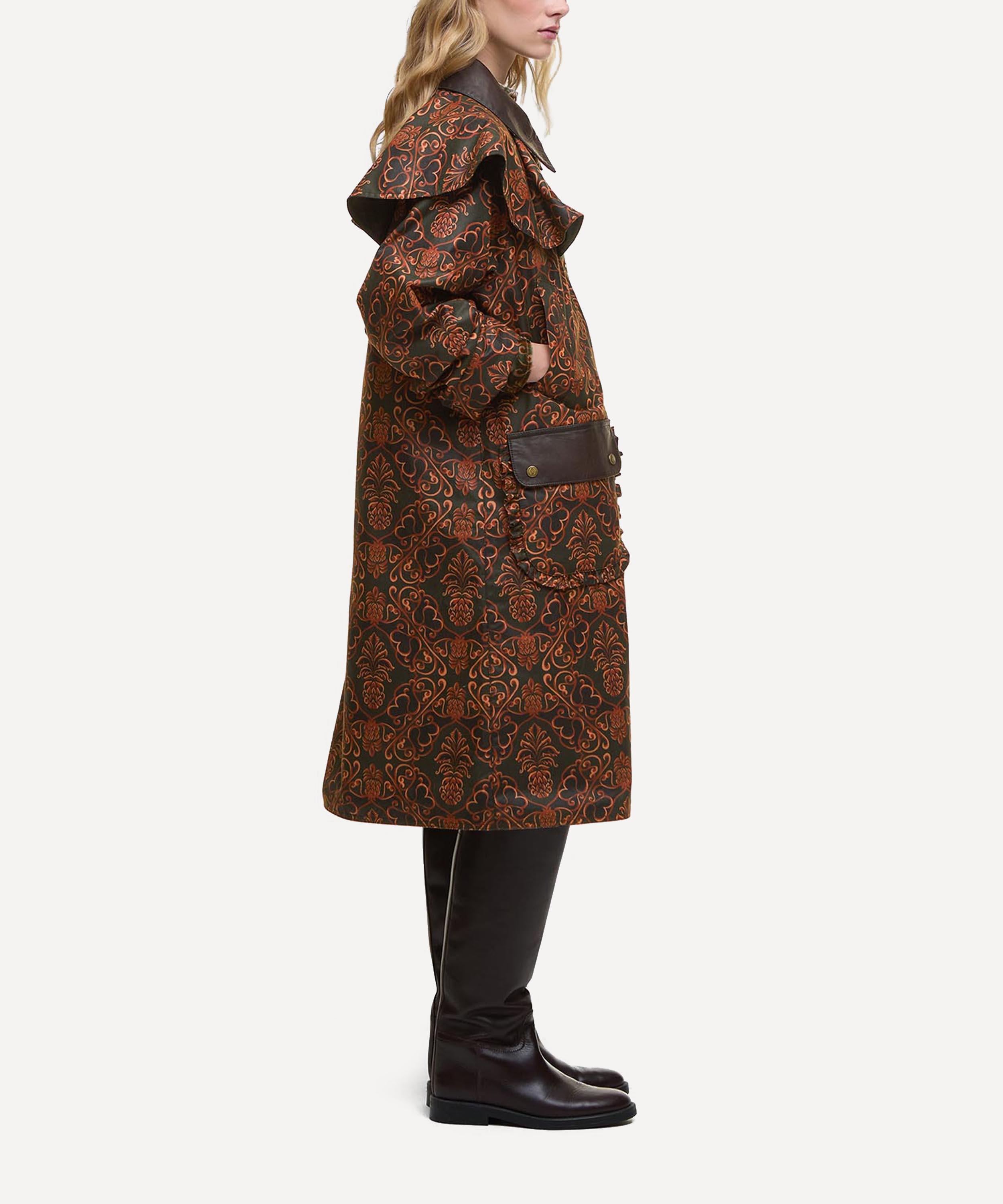 Barbour - Barbour x FARM Rio Luana Waxed Jacket image number 5