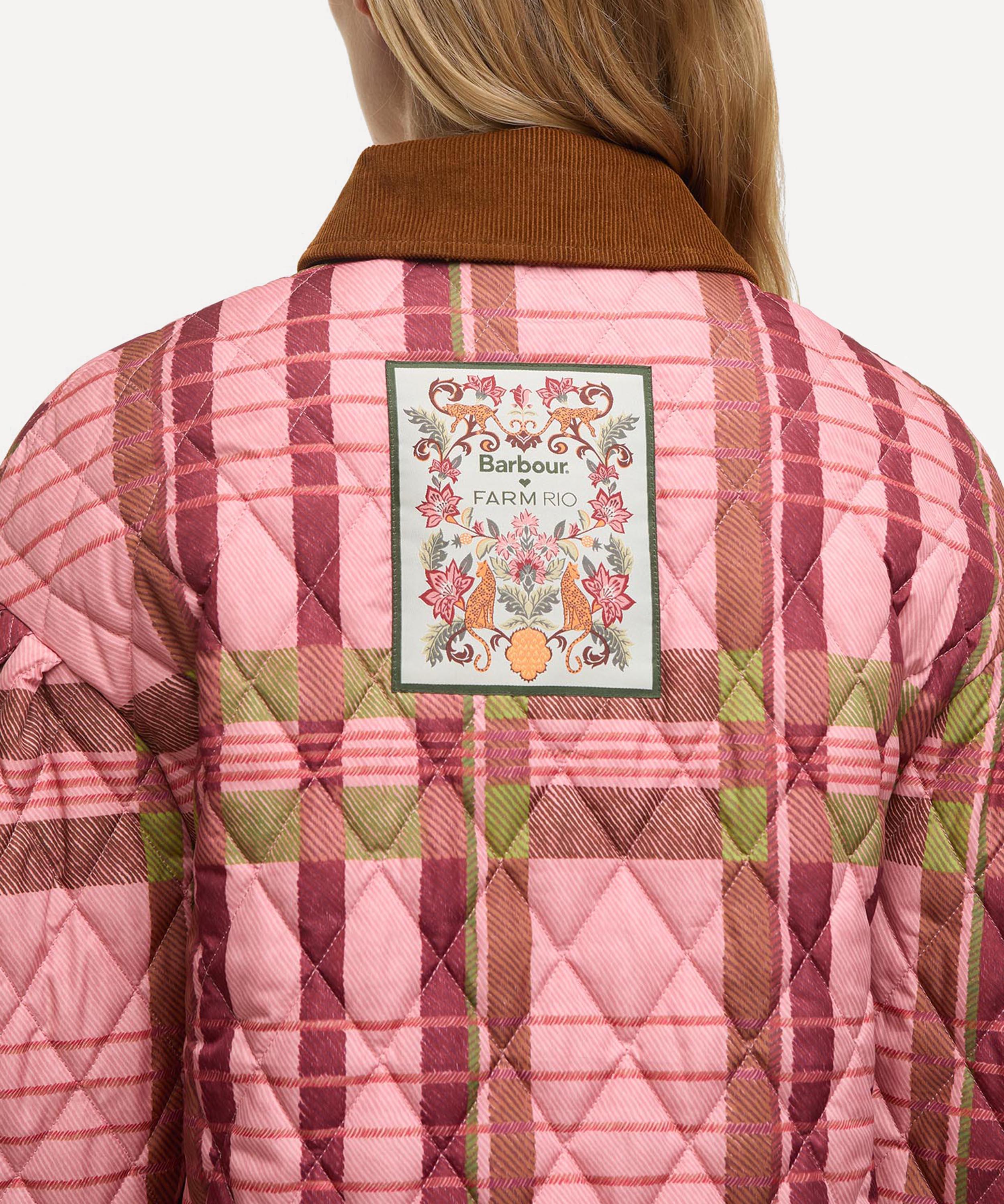 Barbour - Barbour x FARM Rio Ana-Clara Quilted Jacket image number 5