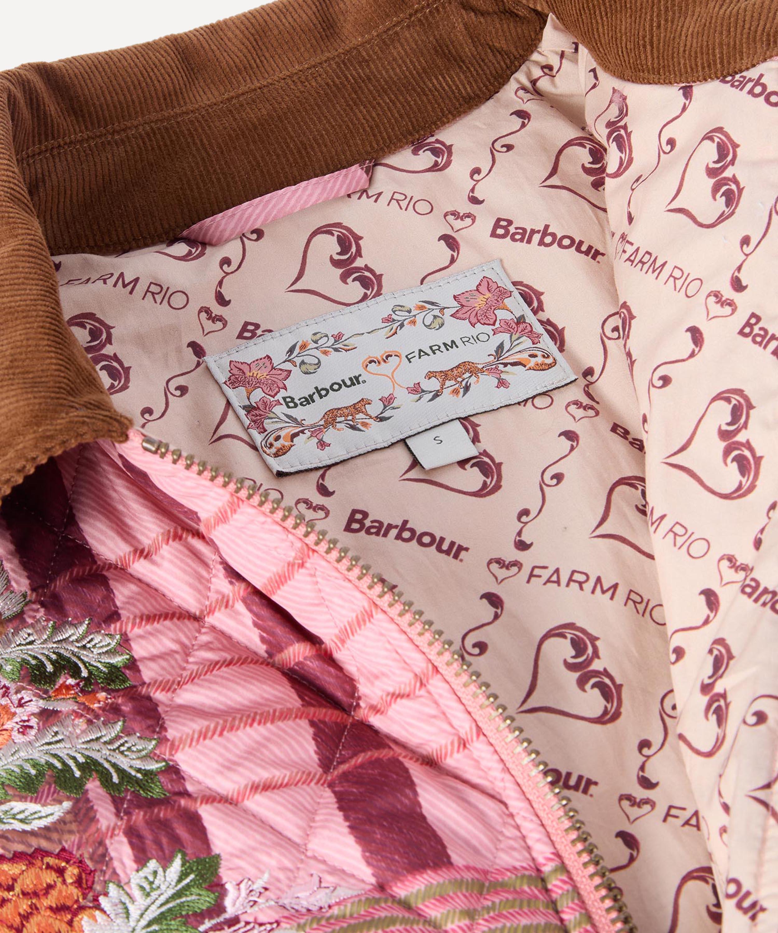 Barbour - Barbour x FARM Rio Ana-Clara Quilted Jacket image number 6