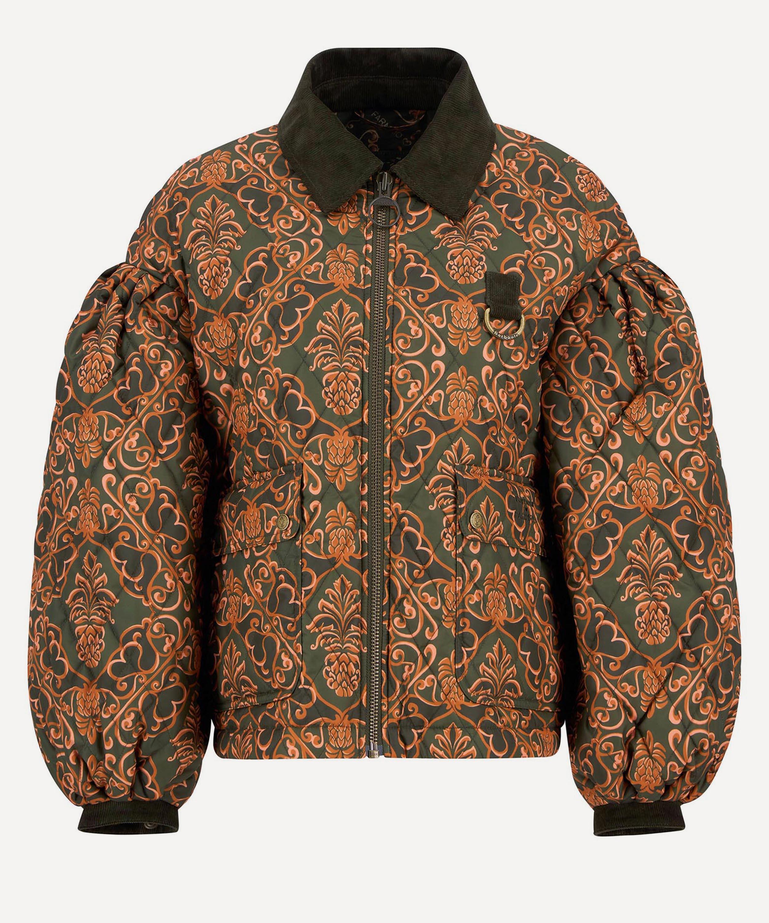 Barbour - Barbour x FARM Rio Luisa Quilted Jacket image number 0