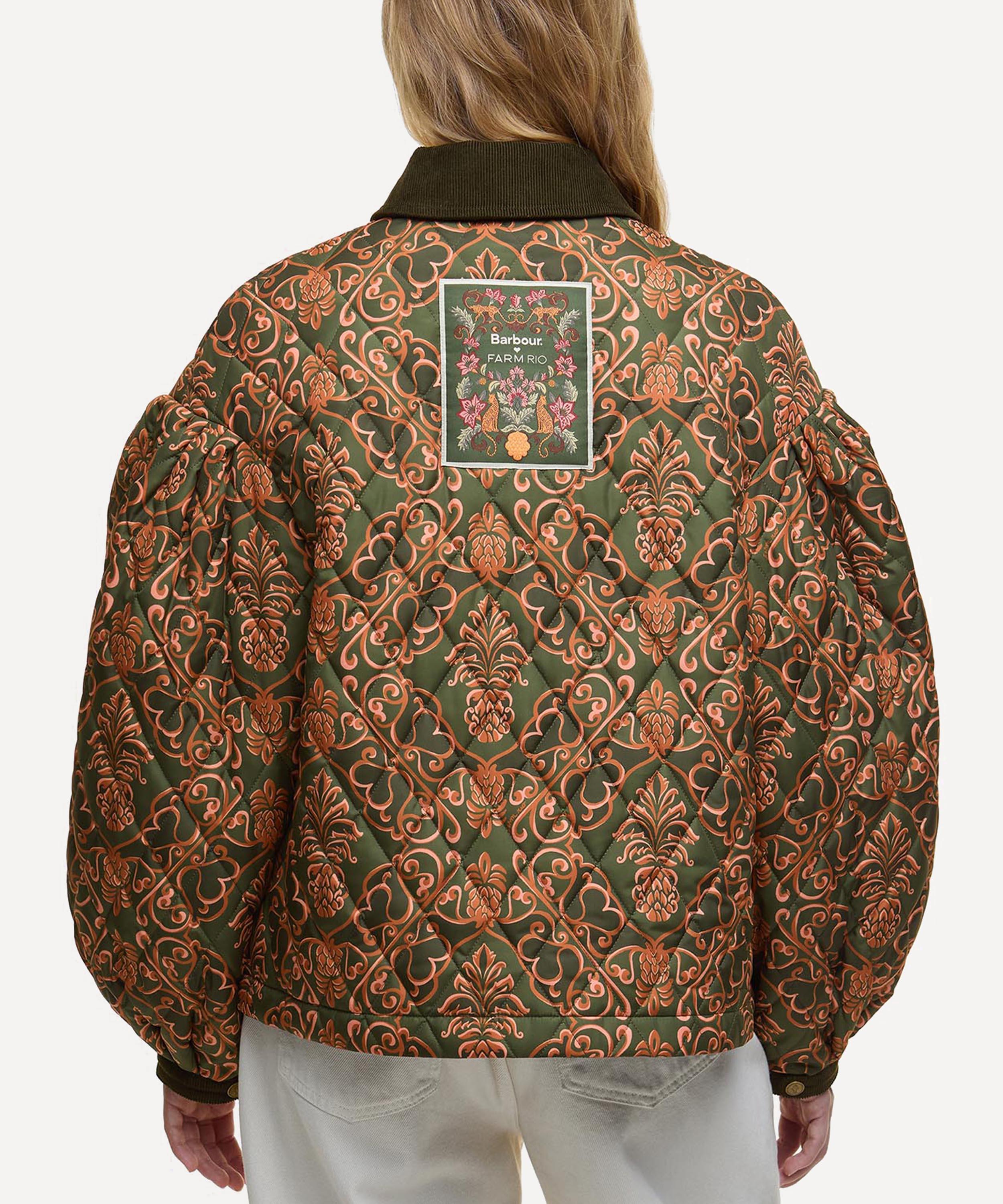 Barbour - Barbour x FARM Rio Luisa Quilted Jacket image number 2
