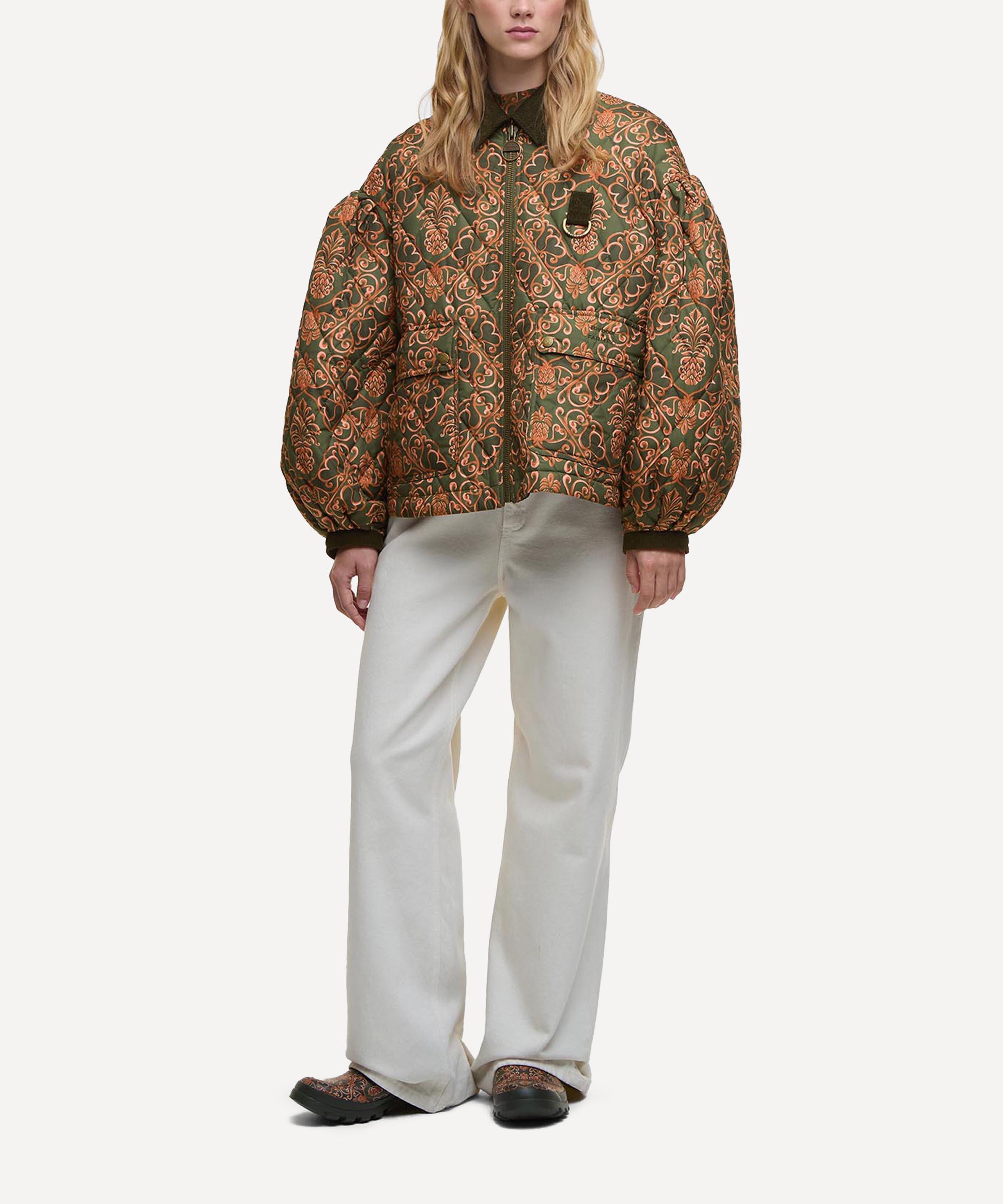Barbour - Barbour x FARM Rio Luisa Quilted Jacket image number 4