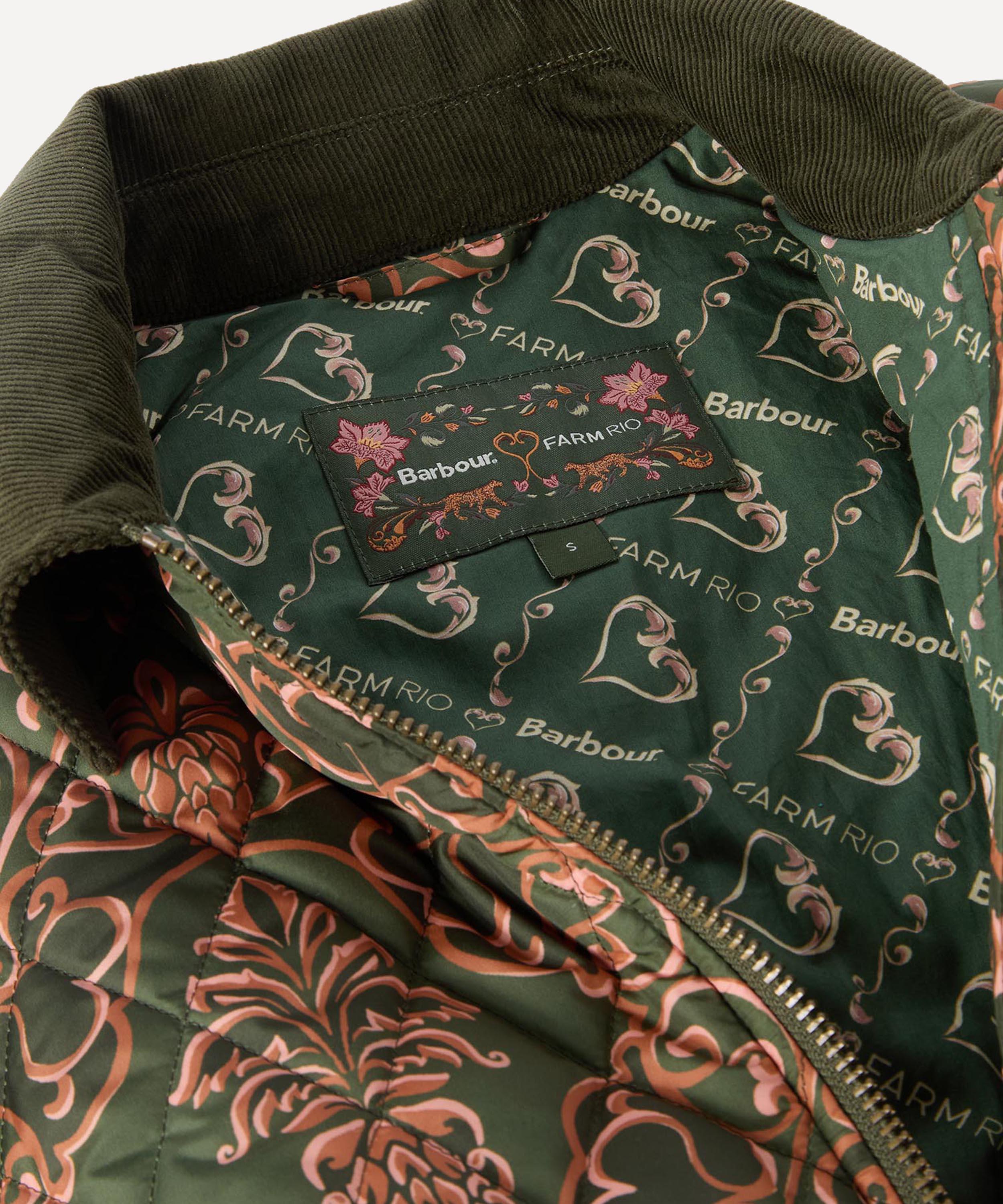 Barbour - Barbour x FARM Rio Luisa Quilted Jacket image number 5