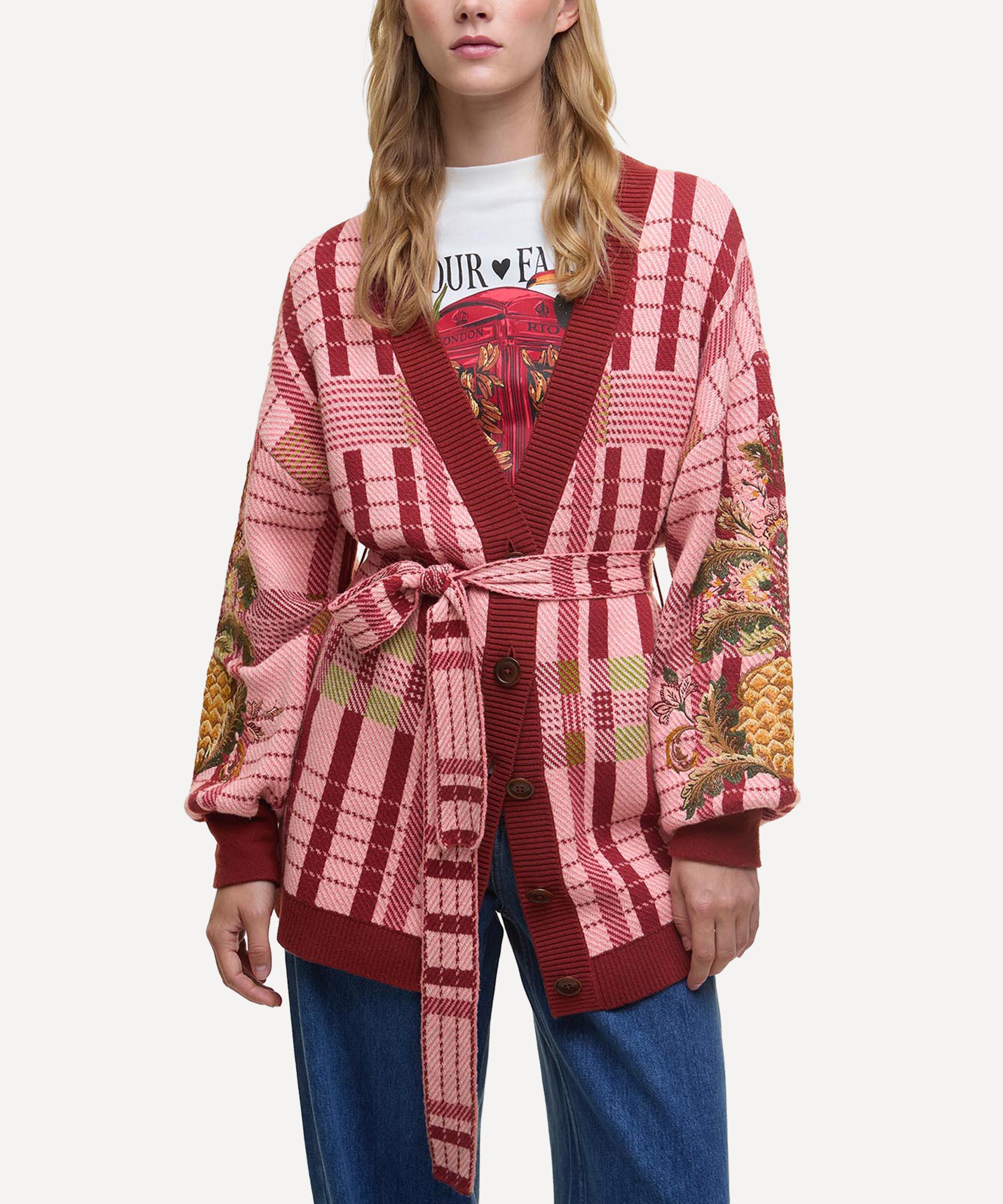 Barbour - Barbour x FARM Rio Luisa Embroidered Cardigan  image number 1