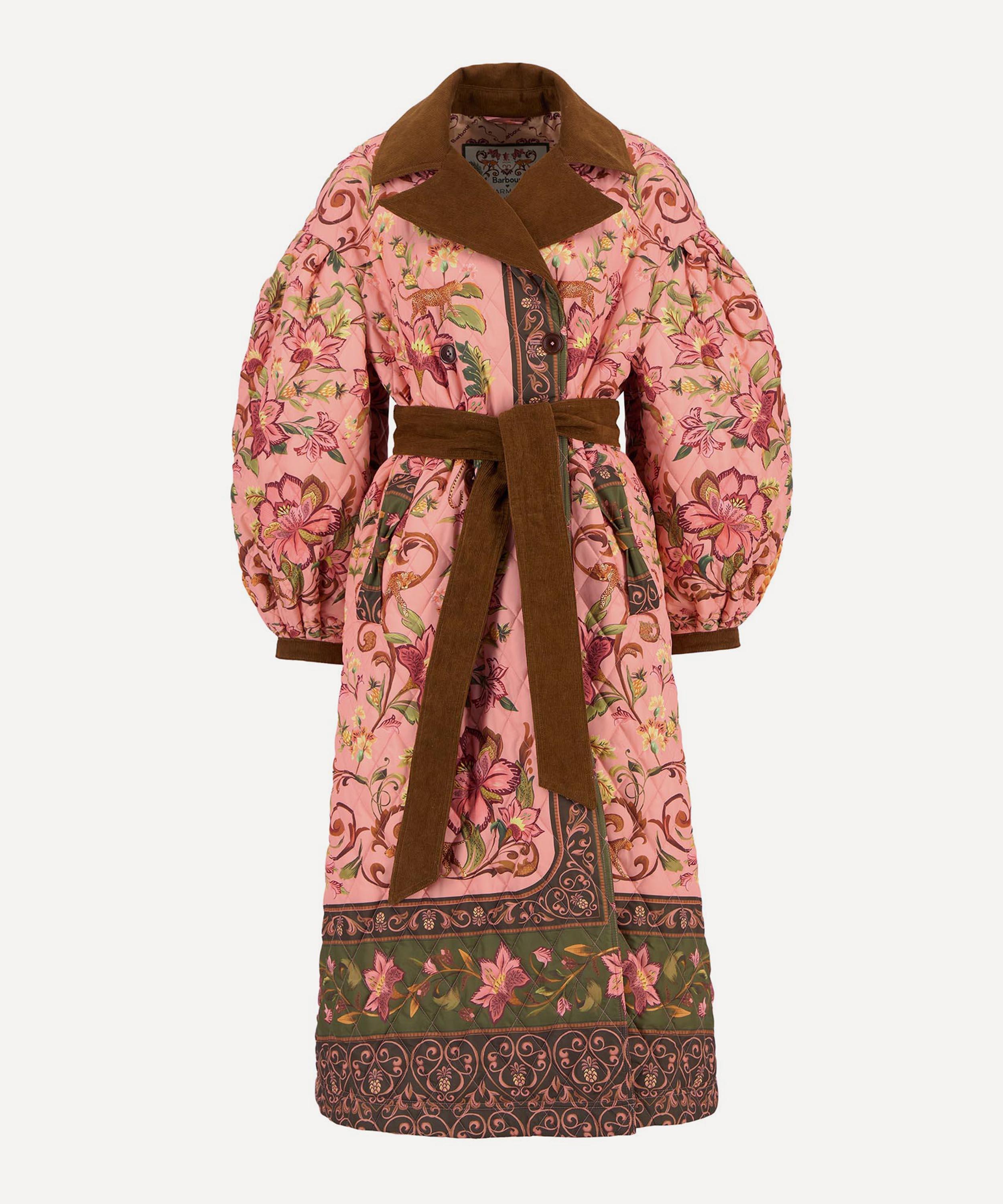 Barbour - Barbour x FARM Rio Cami Quilted Coat image number 0