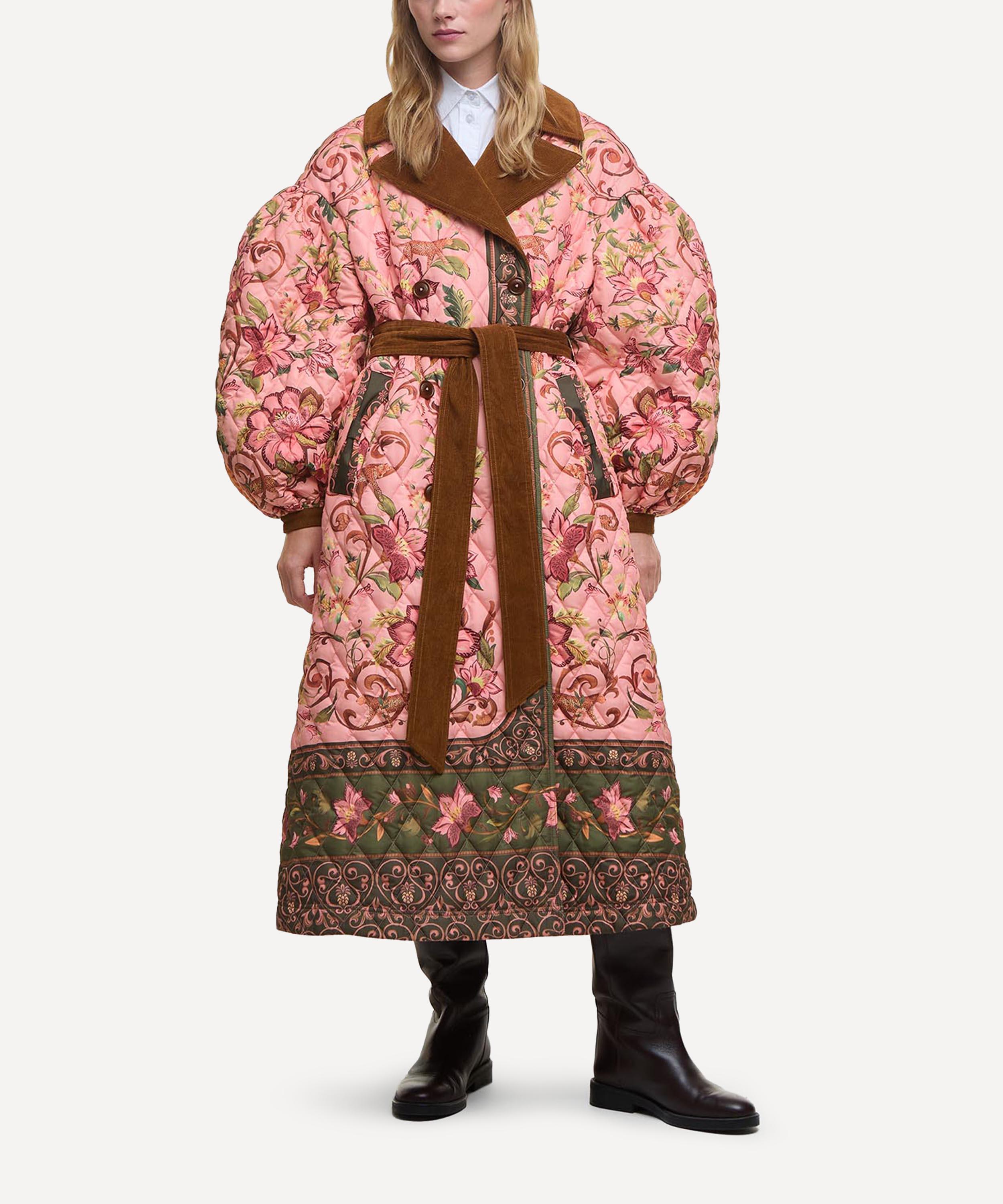 Barbour - Barbour x FARM Rio Cami Quilted Coat image number 1