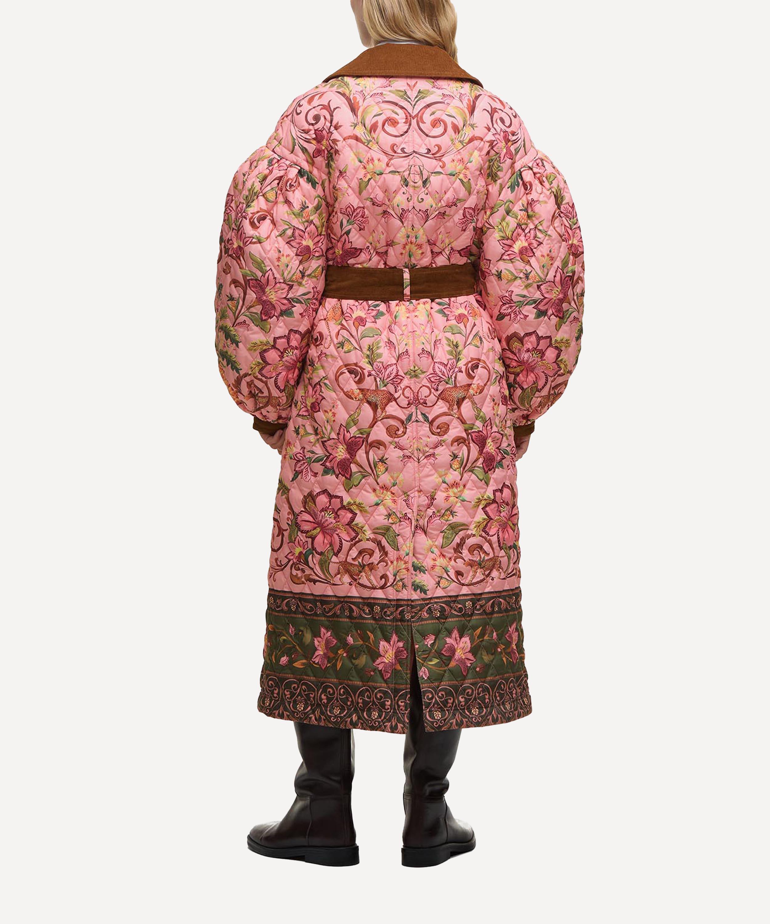 Barbour - Barbour x FARM Rio Cami Quilted Coat image number 2