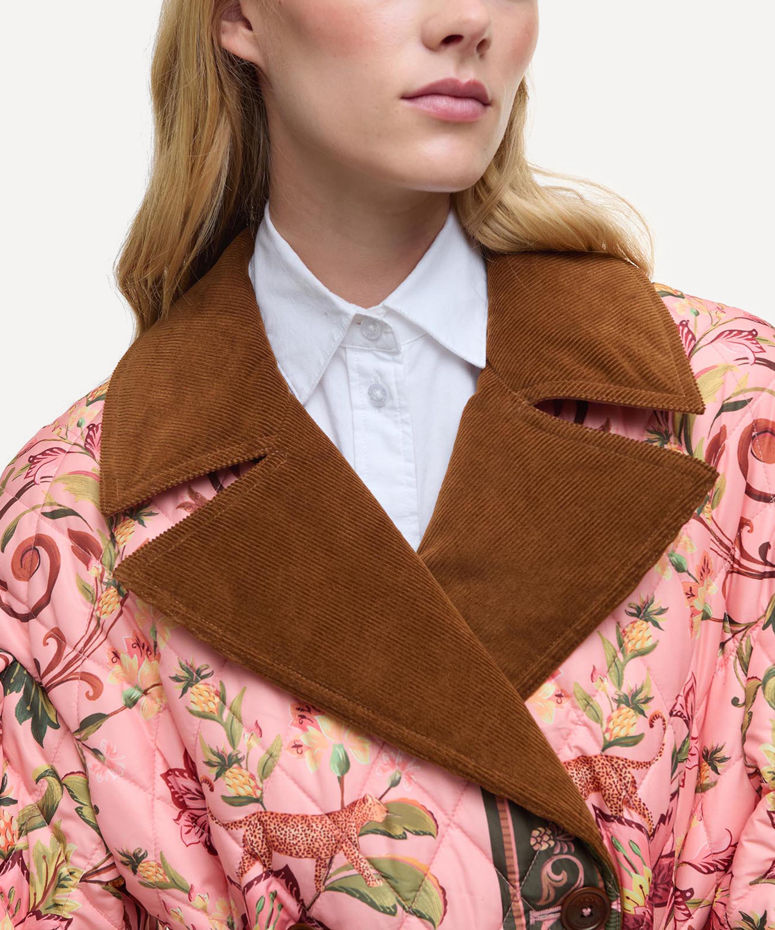Barbour - Barbour x FARM Rio Cami Quilted Coat image number 3