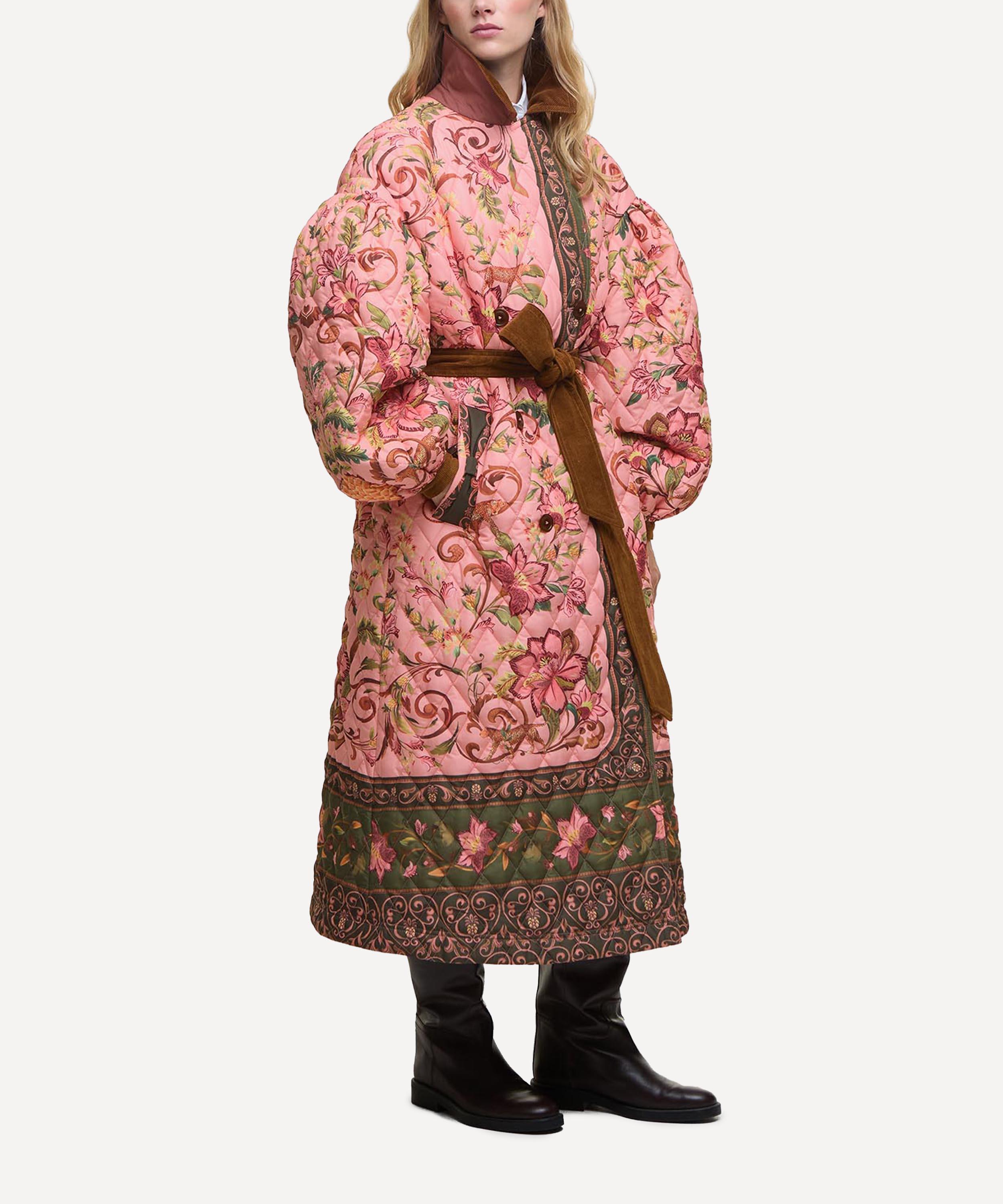 Barbour - Barbour x FARM Rio Cami Quilted Coat image number 4