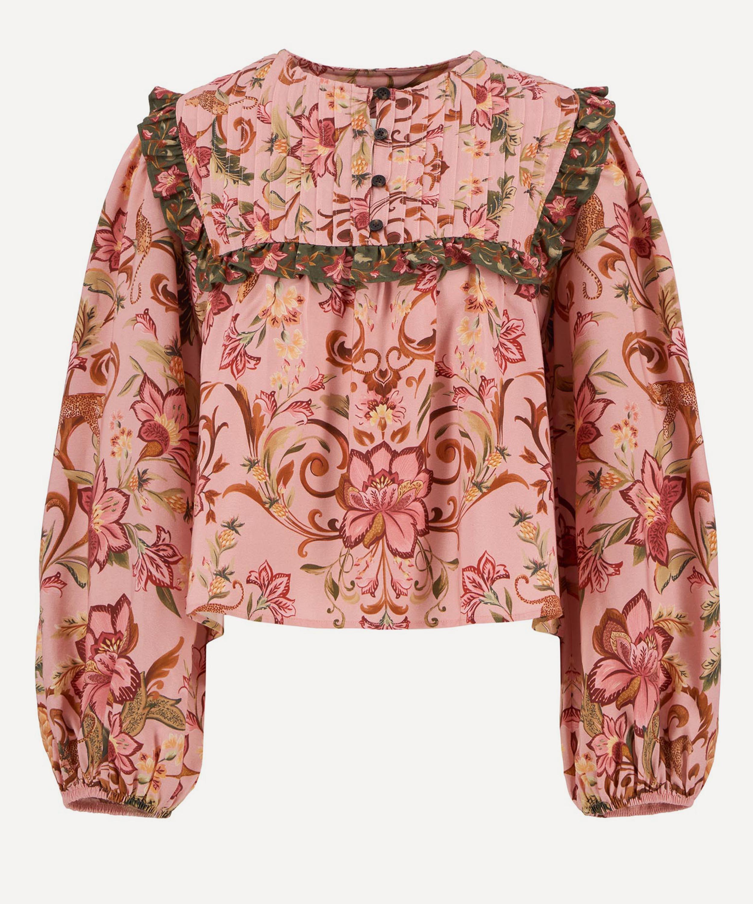 Barbour - Barbour x FARM Rio Cami Blouse image number 0