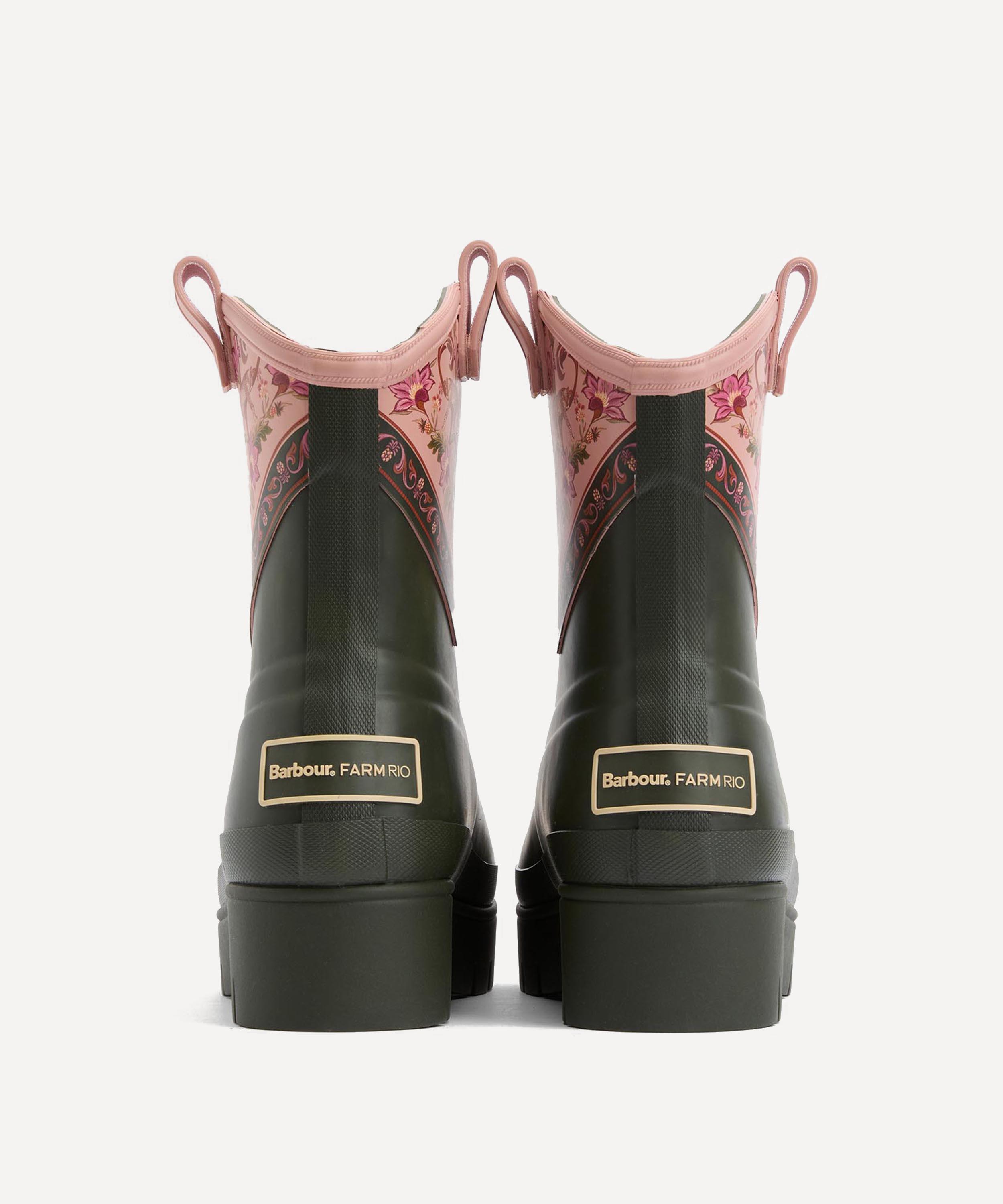 Barbour - Barbour x FARM Rio Thais Ankle Wellingtons image number 2