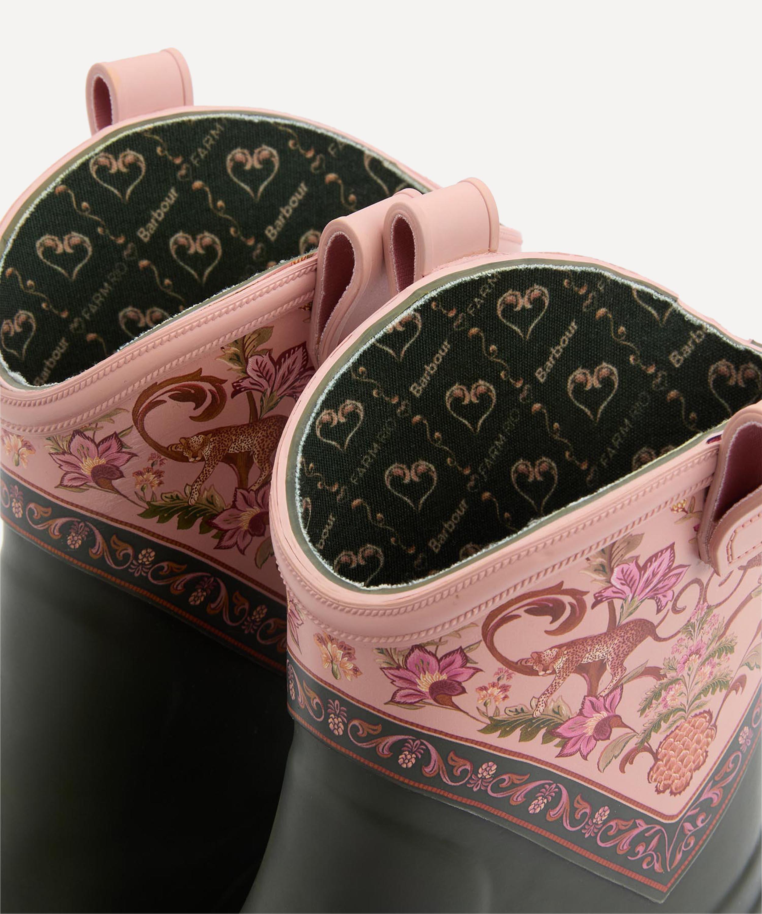Barbour - Barbour x FARM Rio Thais Ankle Wellingtons image number 6