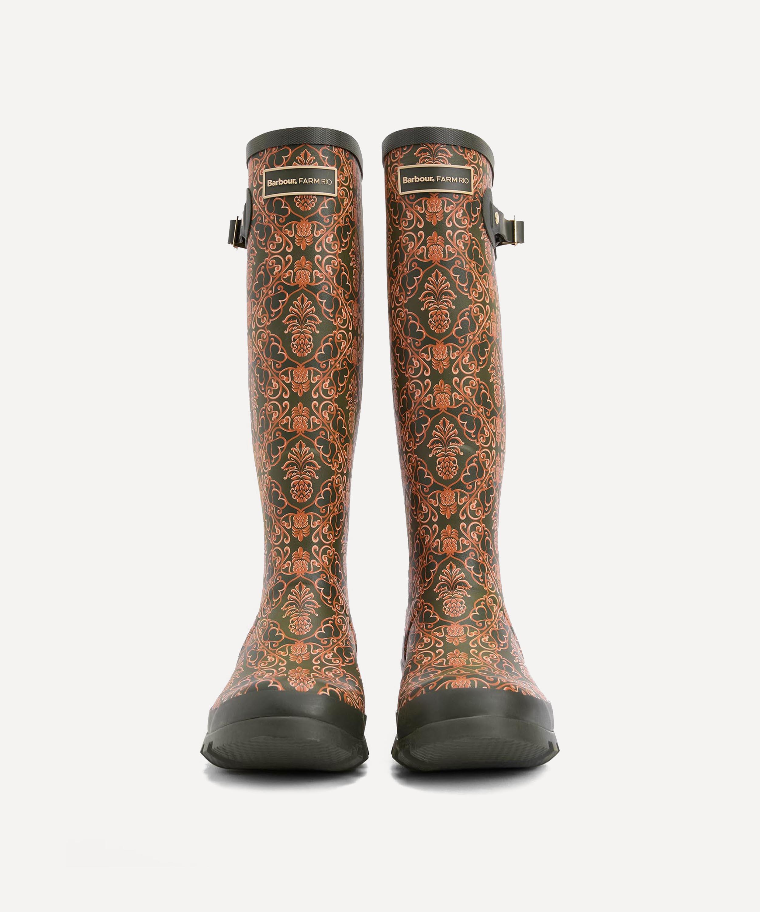 Barbour - Barbour x FARM Rio Cami Wellingtons image number 3