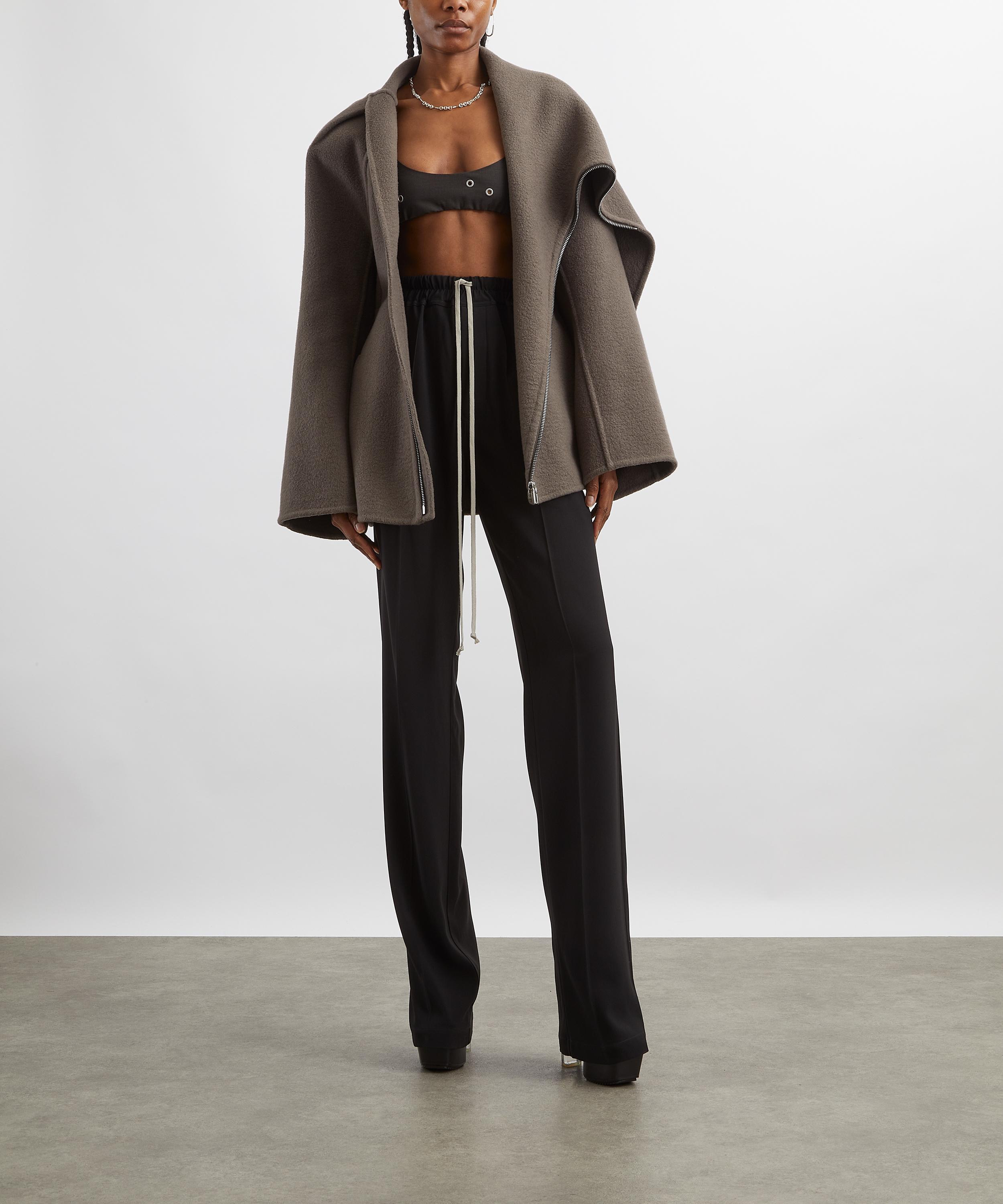 Rick Owens - Scarf Belted Cashmere Jacket image number 1