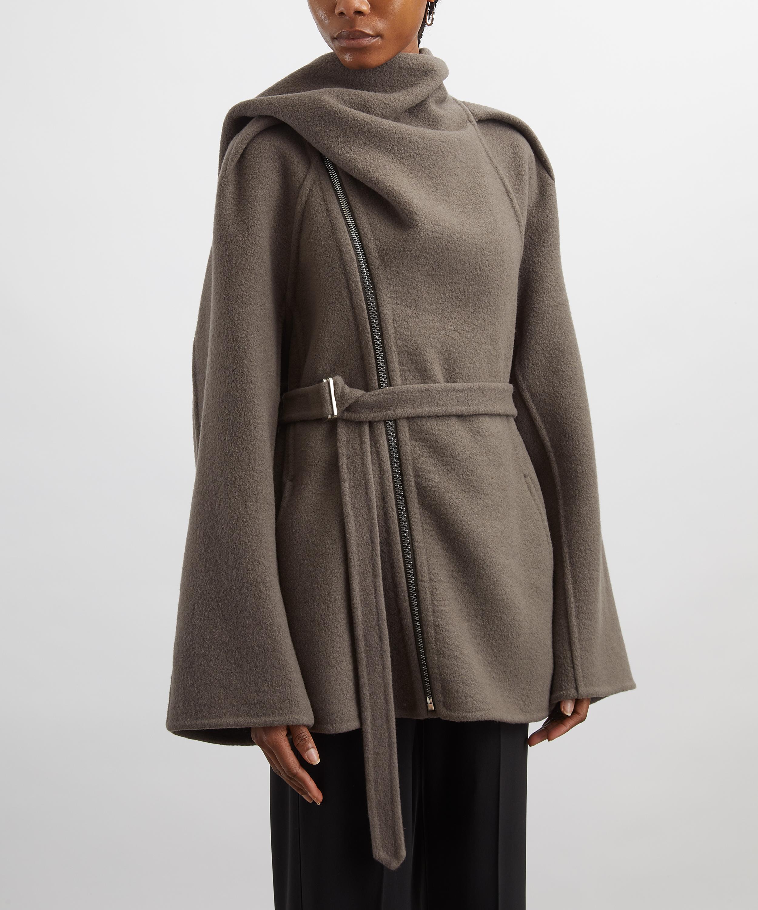 Rick Owens - Scarf Belted Cashmere Jacket image number 2