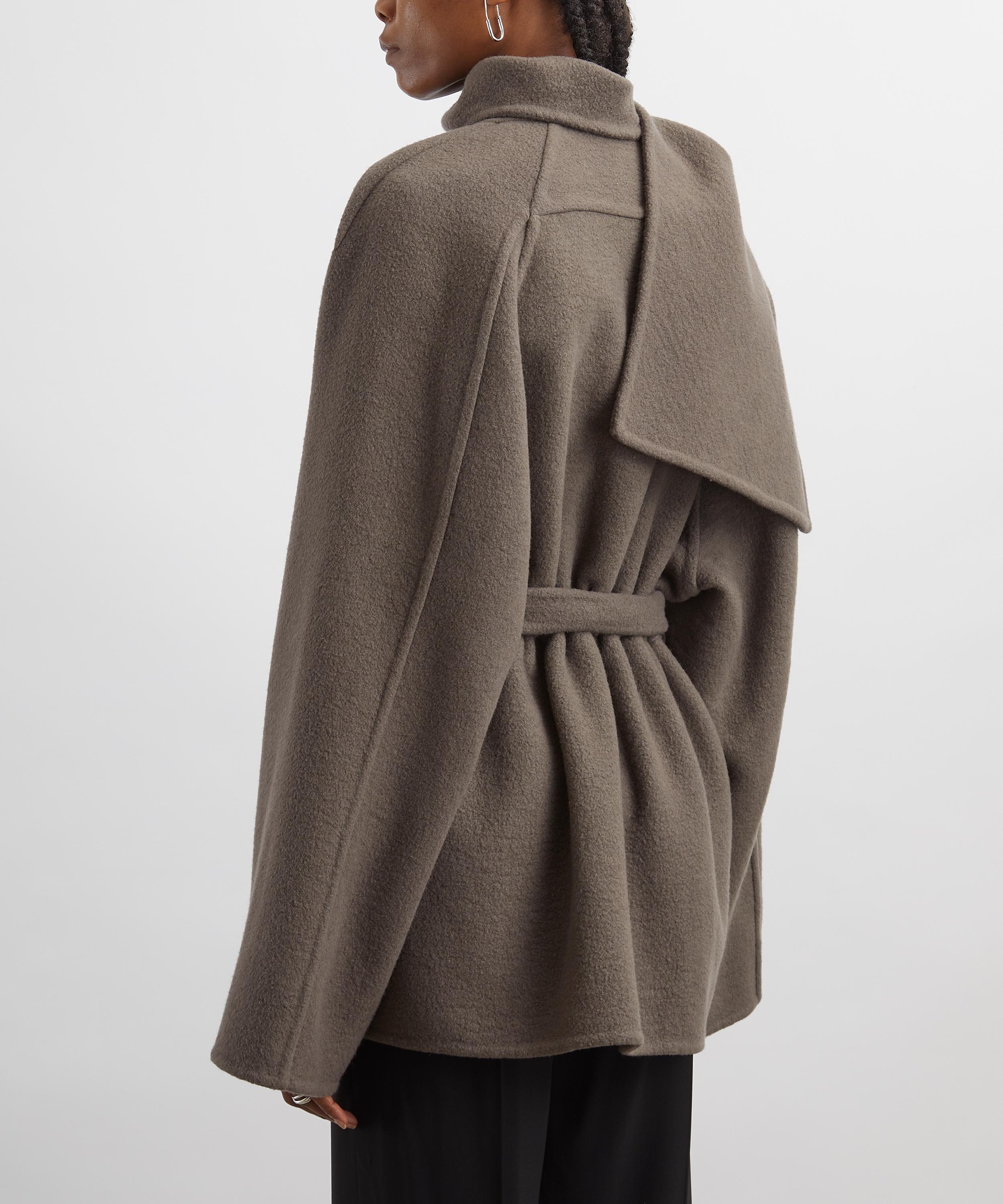 Rick Owens - Scarf Belted Cashmere Jacket image number 3