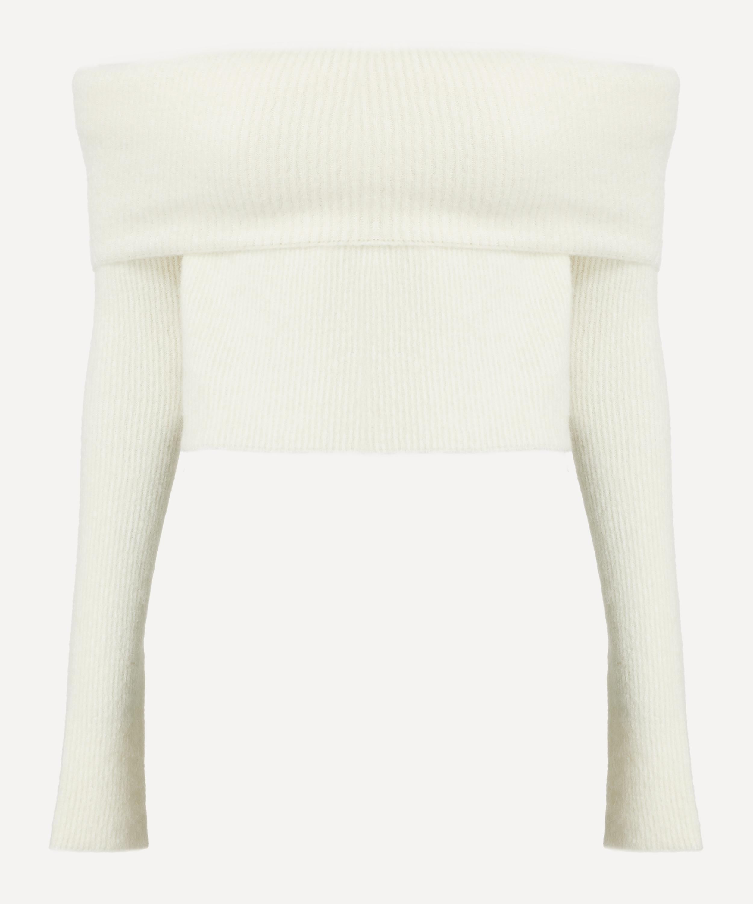 Rick Owens - Long-Sleeve Cowl Knit Top image number 0