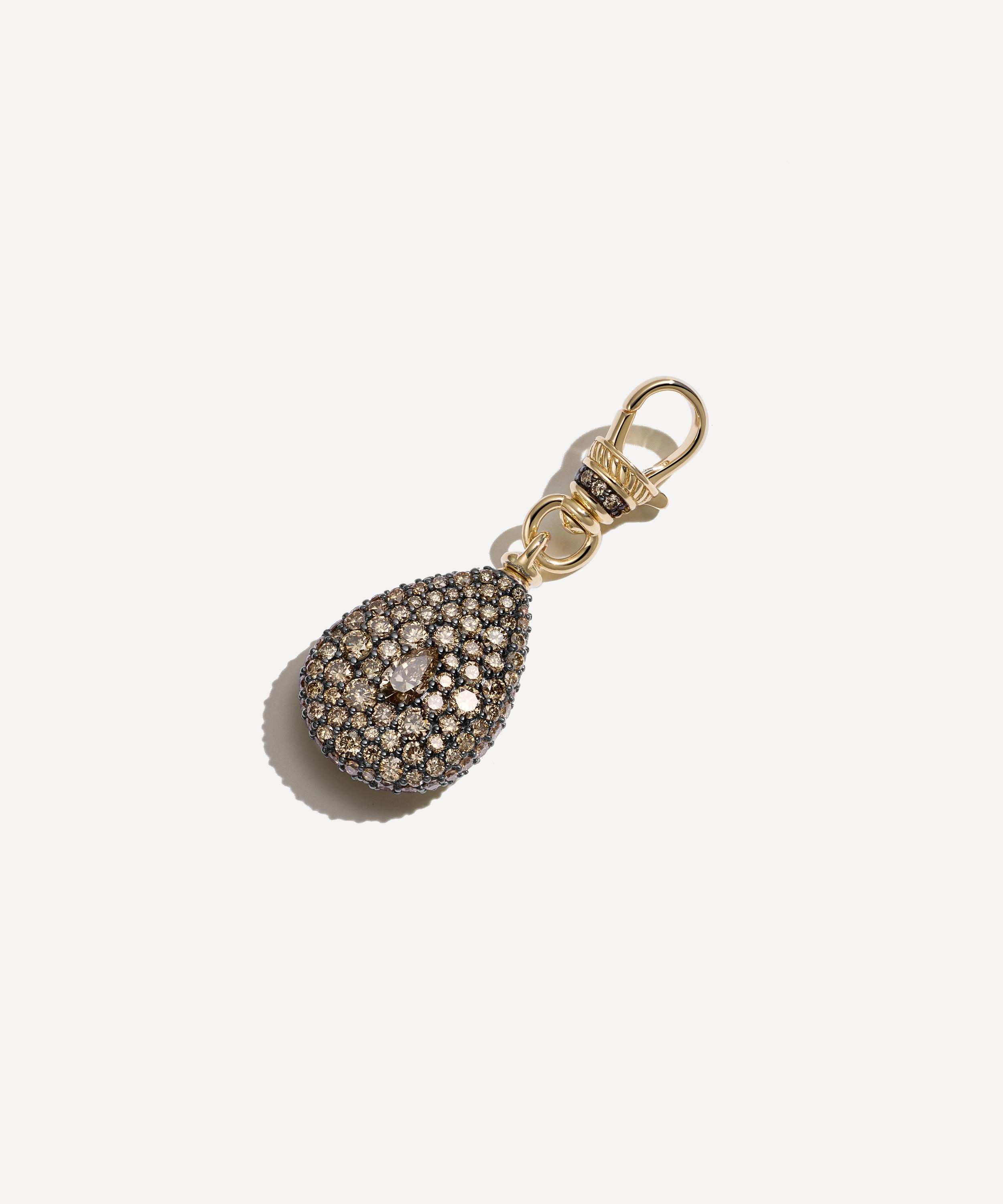 Lucy Delius - 14ct Gold Pear Pocket Watch Pendant image number 0