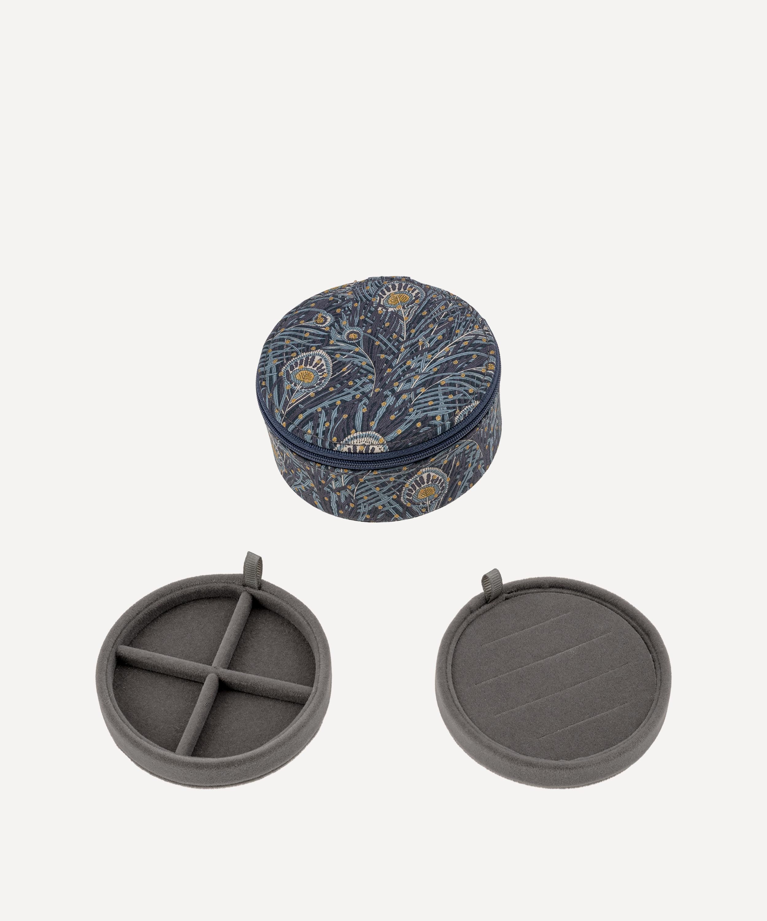 Bon Dep - Queen Hera Tana Lawn™ Cotton Round Jewellery Box image number 1