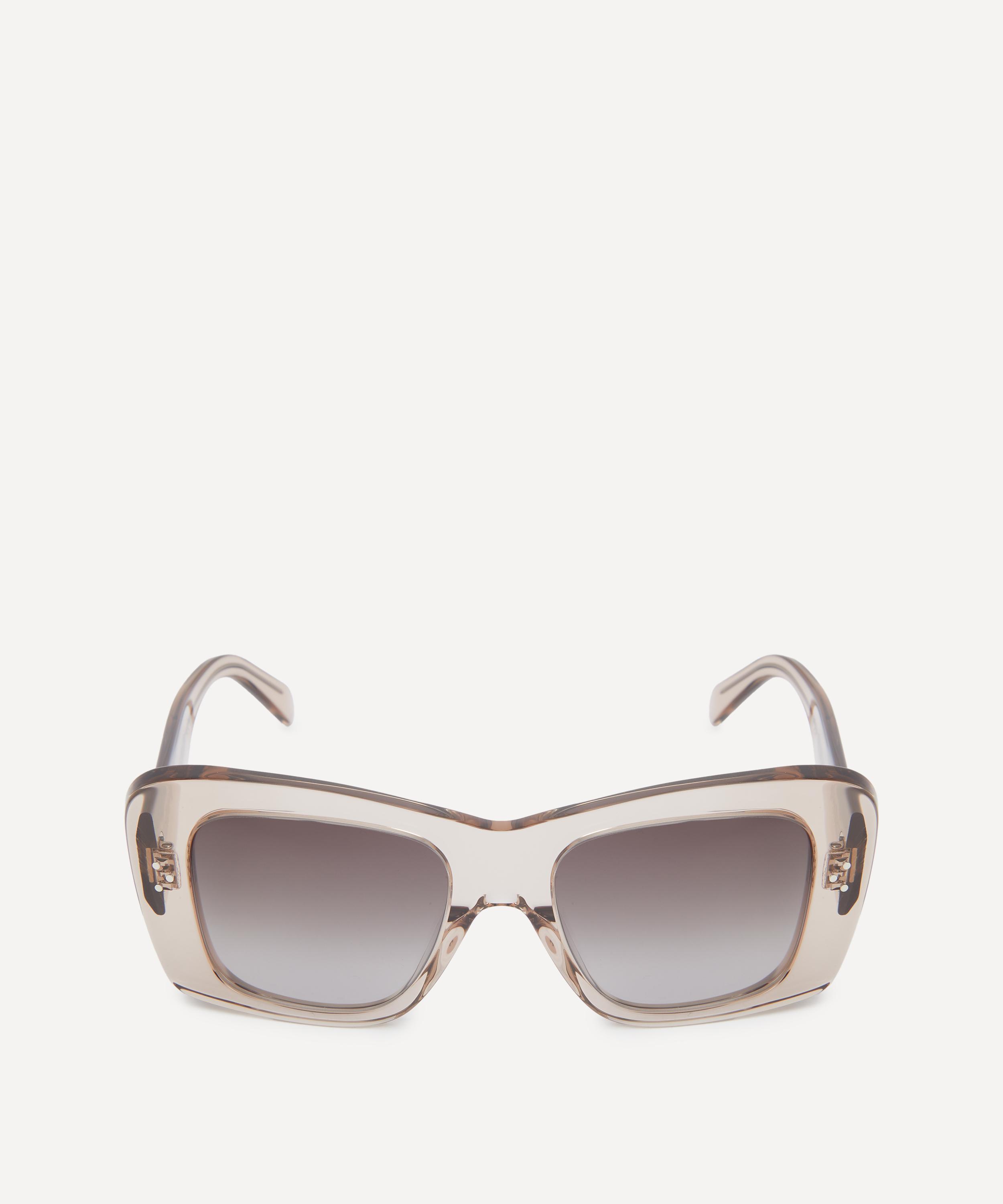 Celine - 3 Dots Brown Transparent Acetate Square Sunglasses image number 0