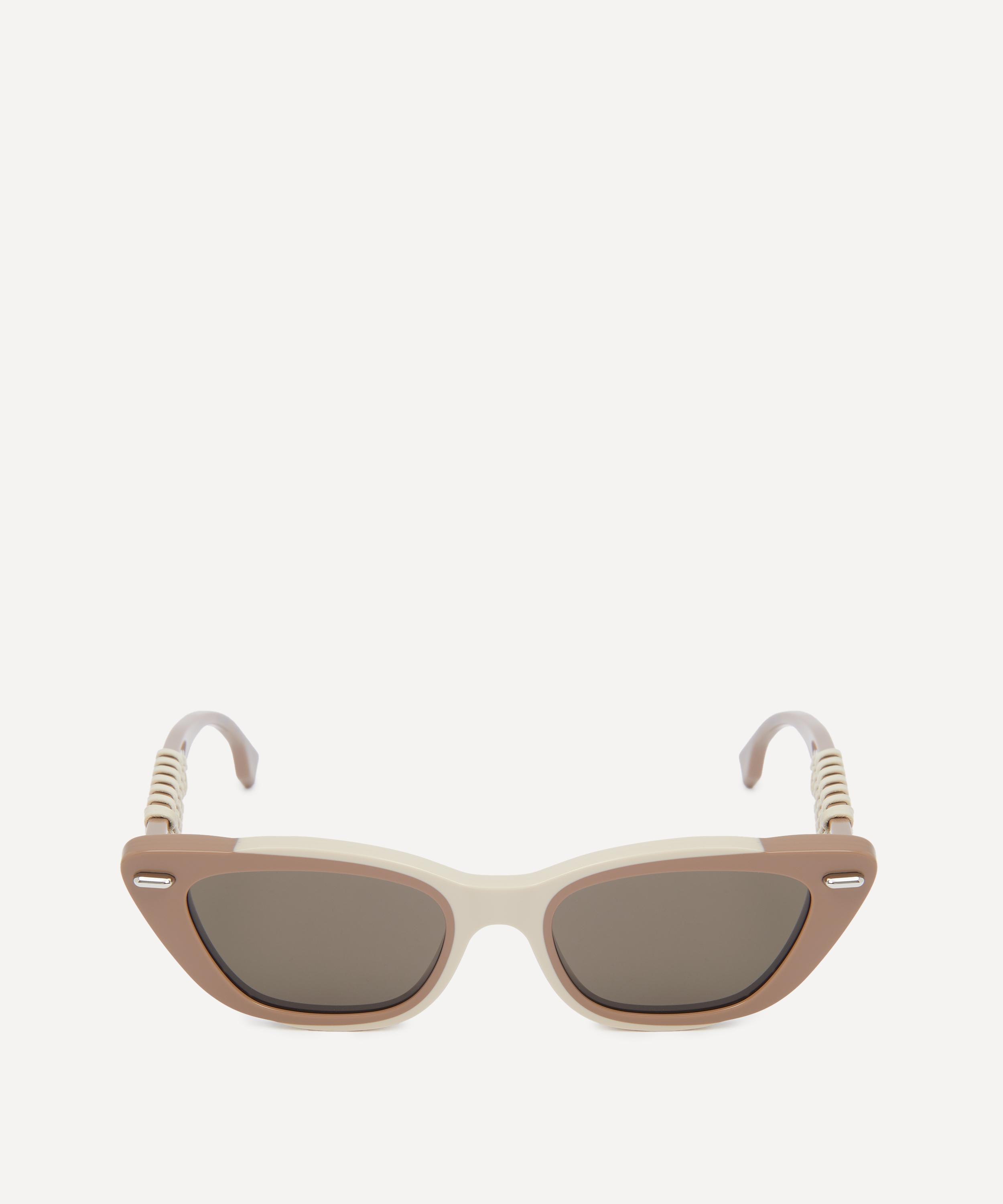 Fendi - Two-Tone Cat-Eye Acetate Sunglasses image number 0