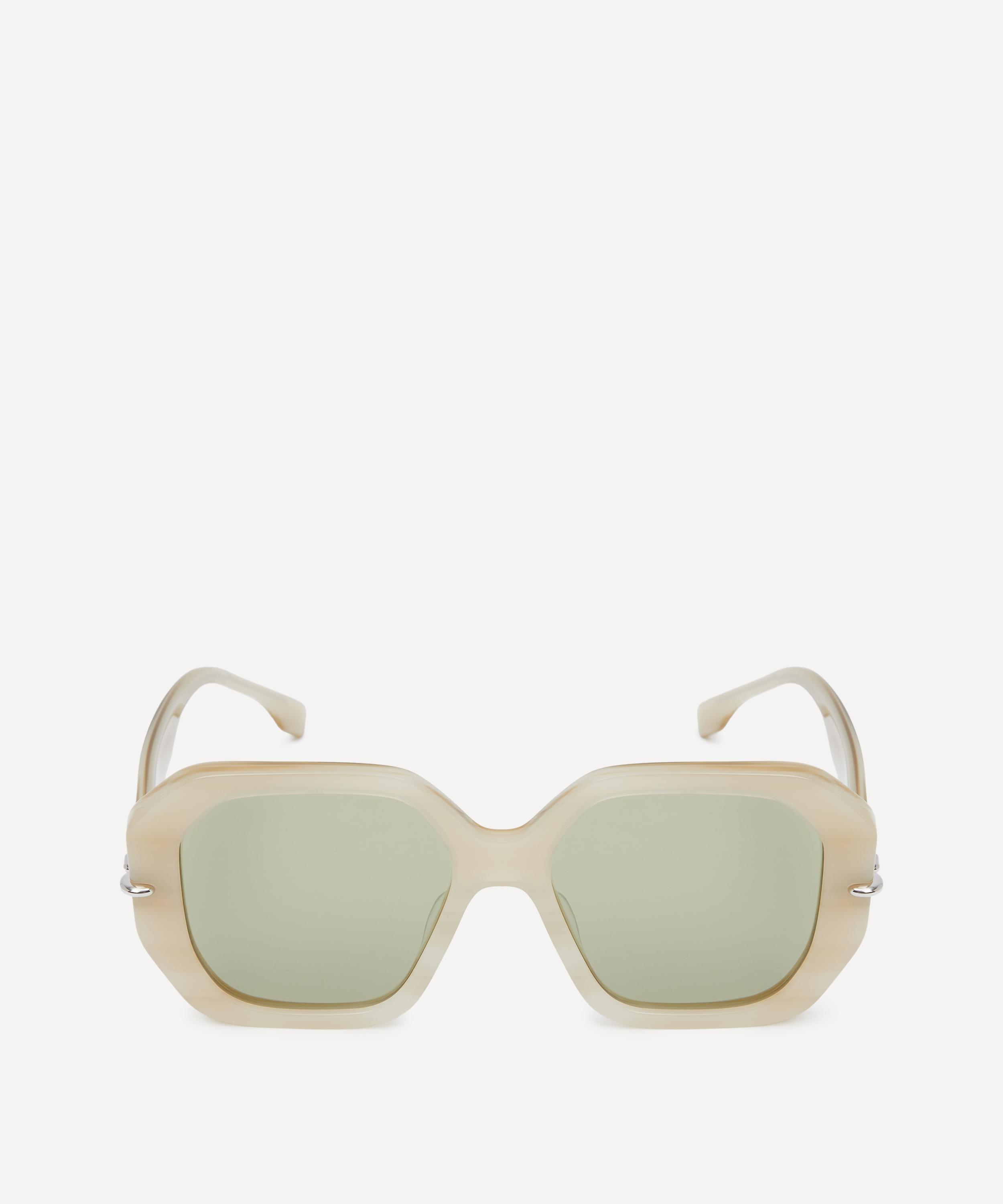 Fendi - Geometric Square Acetate Sunglasses image number 0