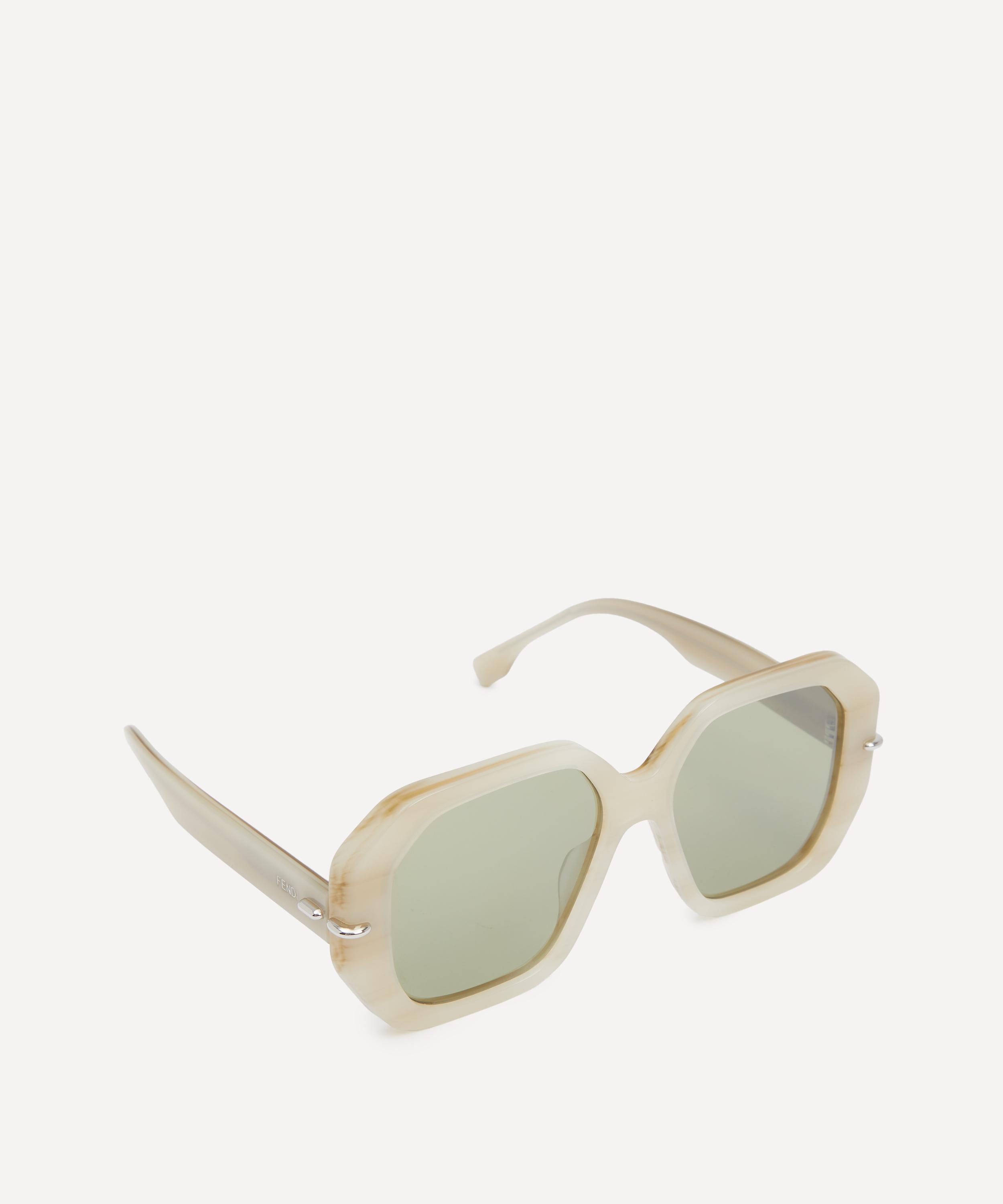 Fendi - Geometric Square Acetate Sunglasses image number 2