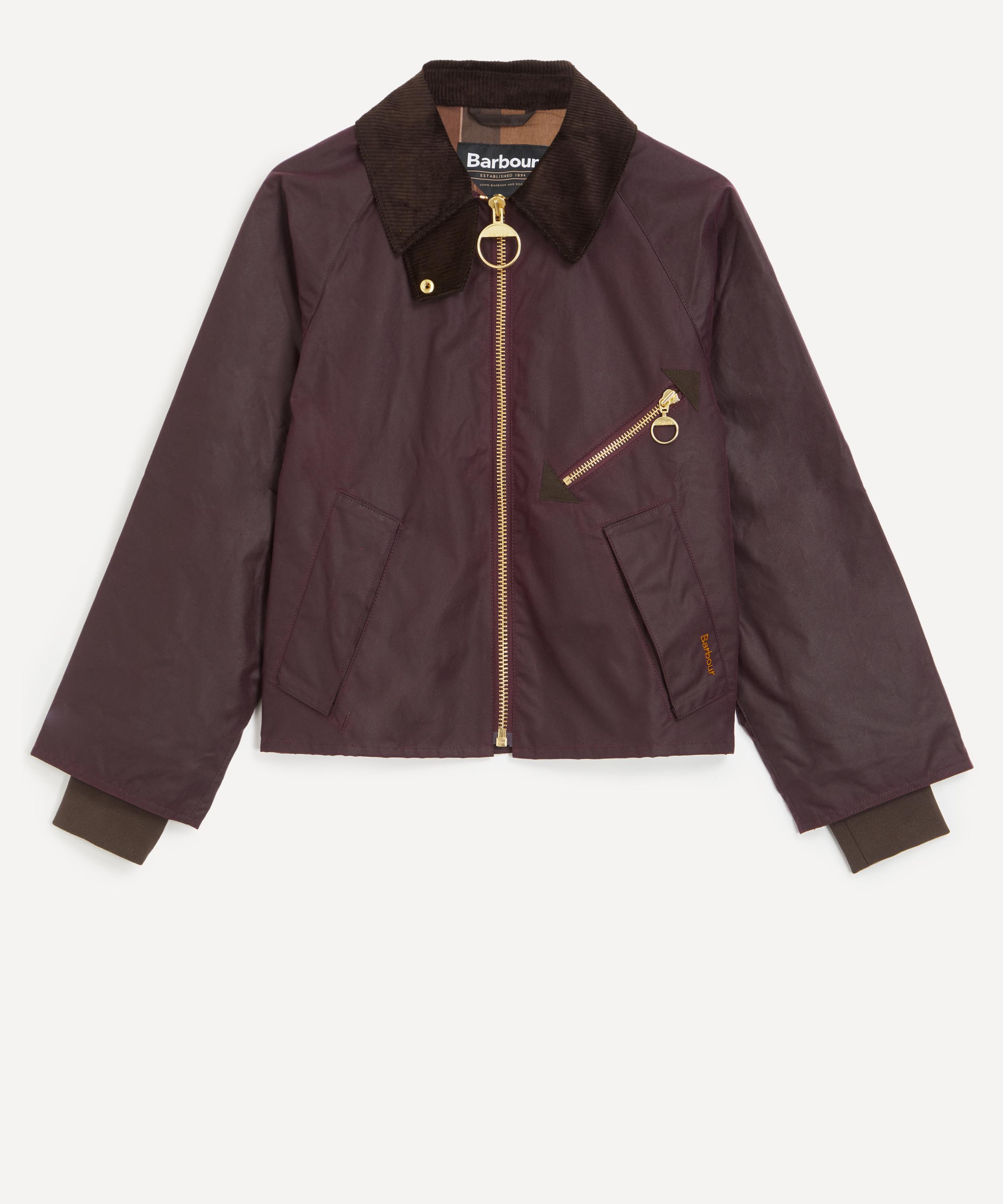 Barbour - Arlene Merlot Waxed Jacket image number 0